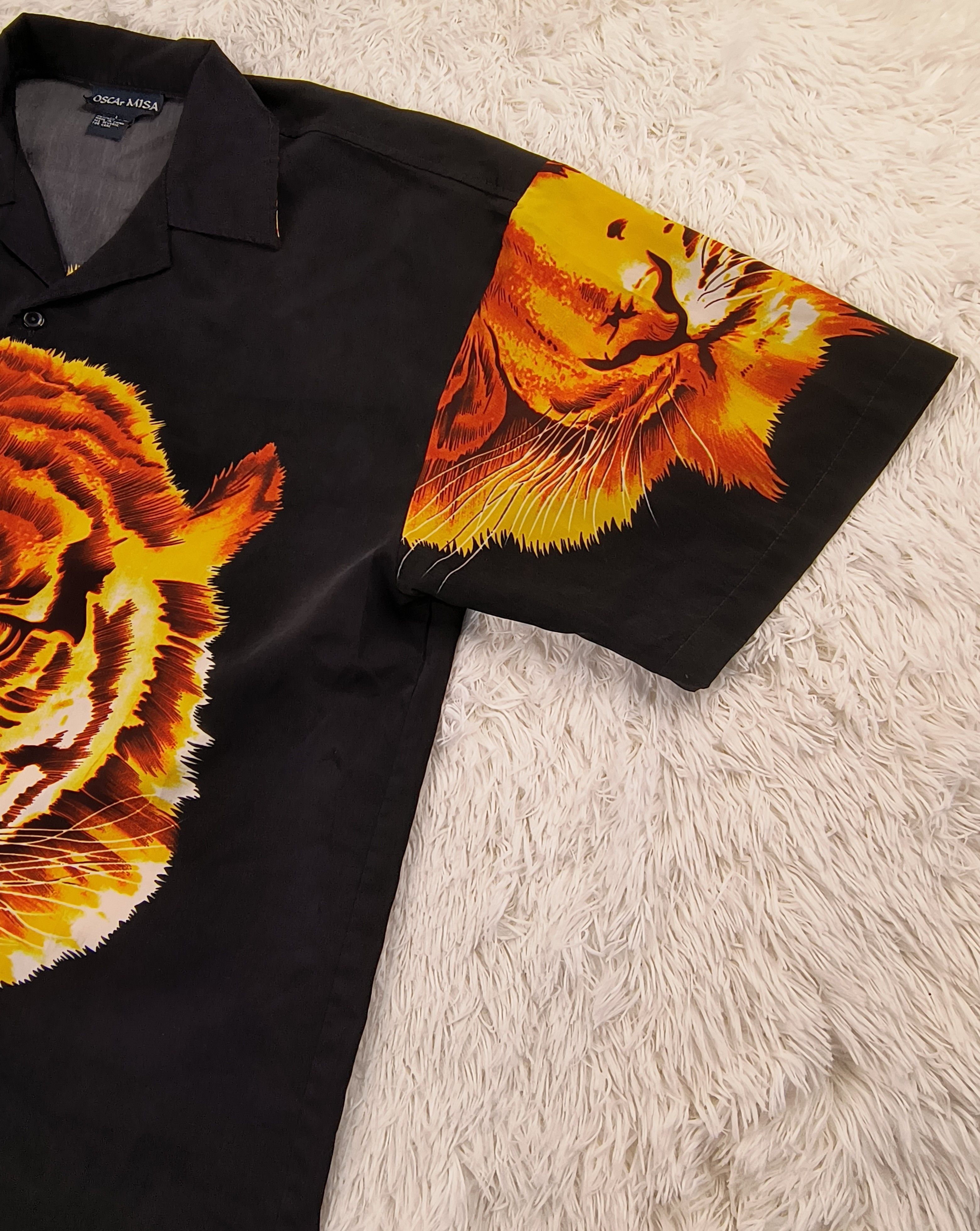 Other Vintage golden tiger 90s button up shirt Size US L / EU 52-54 / 3 - 4 Thumbnail