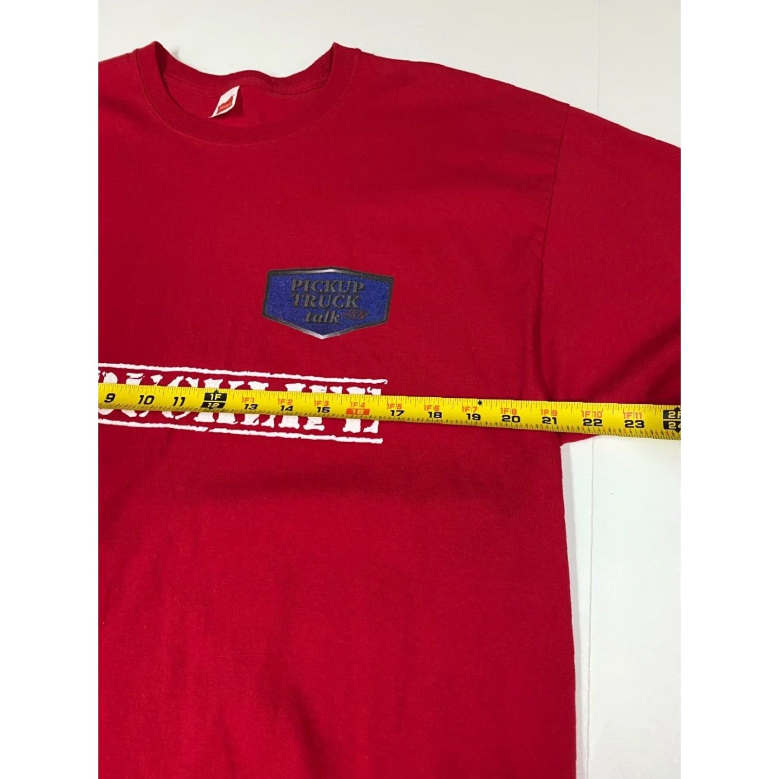 Hanes Truck Life Mens Shirt XL Red T-Shirt Hanes Crew Neck Short Sleeve Cotton Logo Classic Size US XL / EU 56 / 4 - 6 Thumbnail