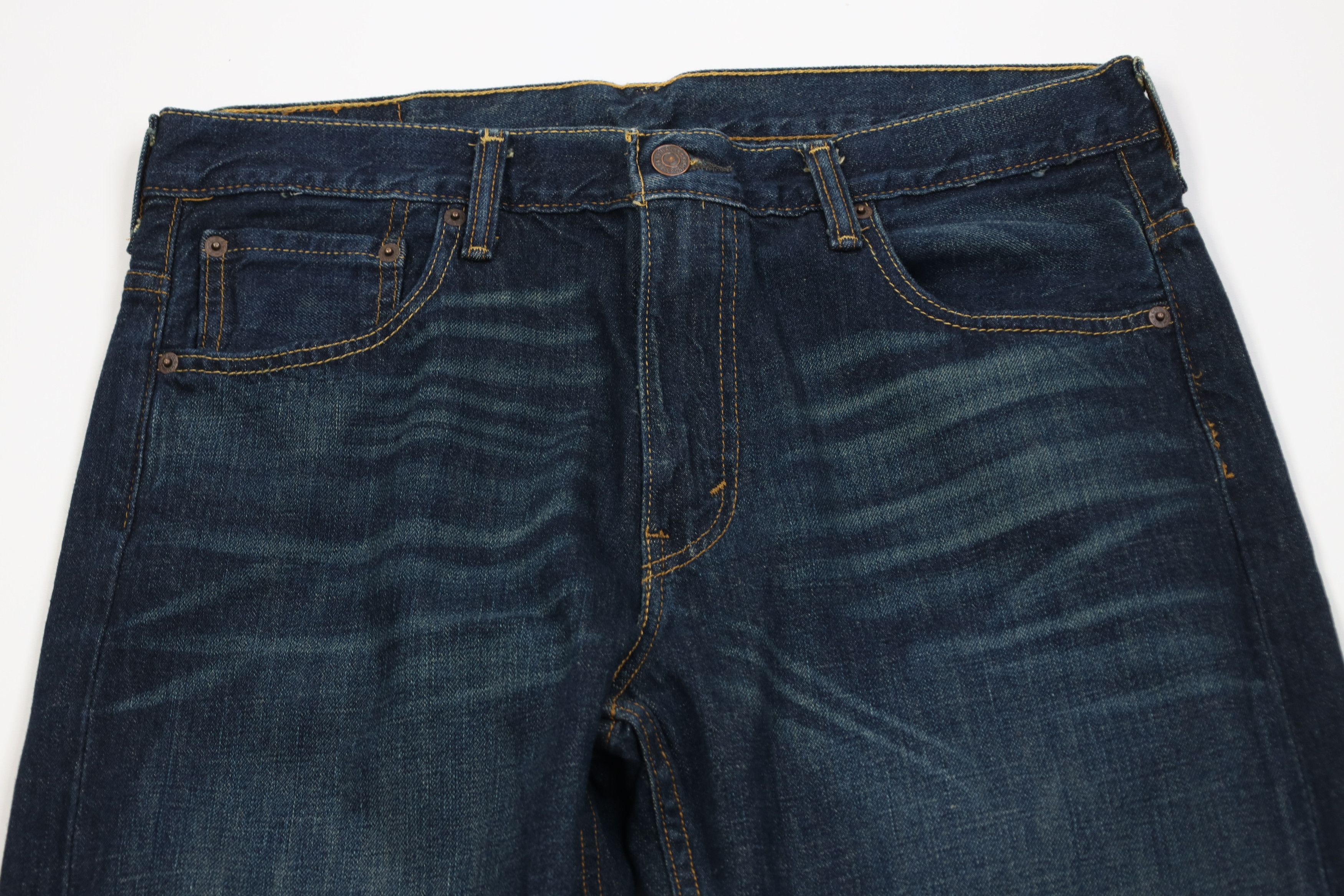 Levi's Vintage Y2K Levis 569 Straight Wide Leg Denim Jeans Blue Size US 32 / EU 48 - 2 Thumbnail