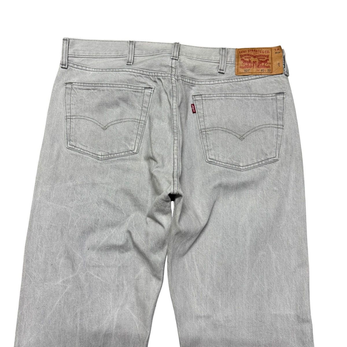 Levi's Levis 501 Grey Denim Jeans Size US 38 / EU 54 - 10 Thumbnail