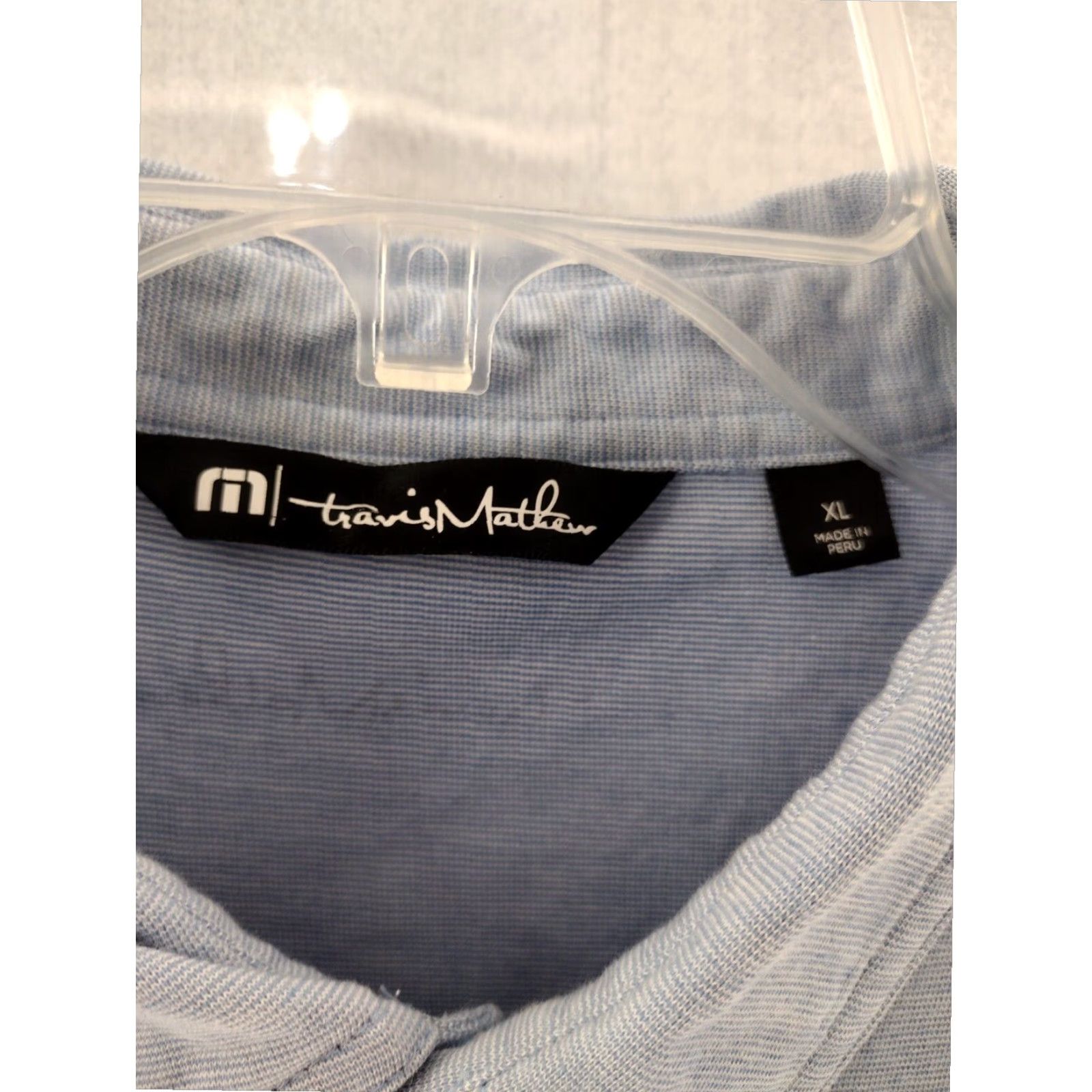 TravisMathew Travis Mathew Golf Polo Shirt Mens XL Gray Short Sleeve Size US XL / EU 56 / 4 - 4 Thumbnail