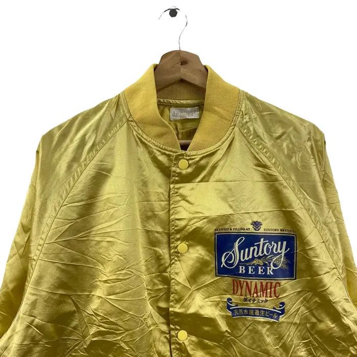 Vintage Vtg 90’ SUNTORY BEER JAPAN Original Design Varsity Jacket Size US L / EU 52-54 / 3 - 2 Thumbnail