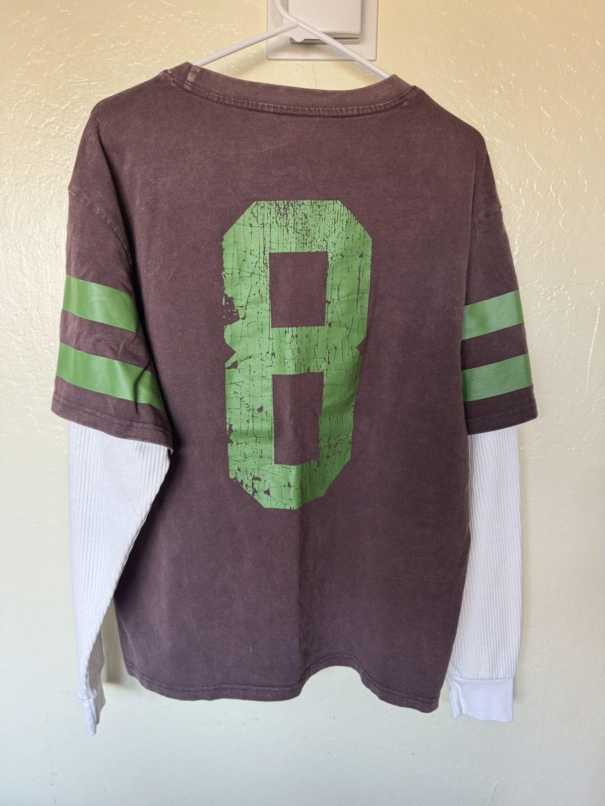 Bravest Studios BROWN NUMBER 8 THERMAL TEE Size US L / EU 52-54 / 3 - 3 Thumbnail