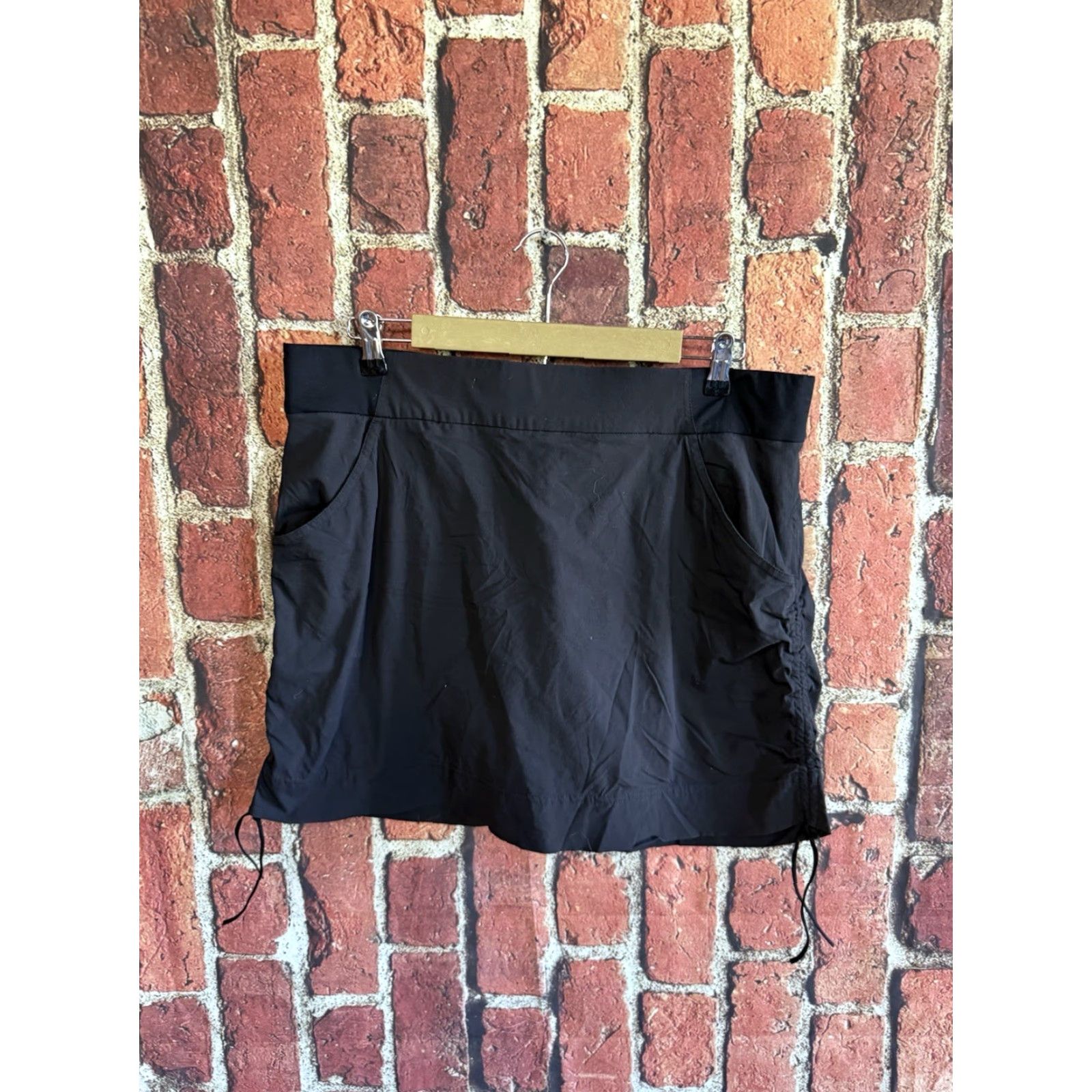 Vintage Columbia Womens Skirt Outdoor Activewear Hiking Lined Black XL Regular Size XL Womens Size 40" / US 18 - 2 Thumbnail