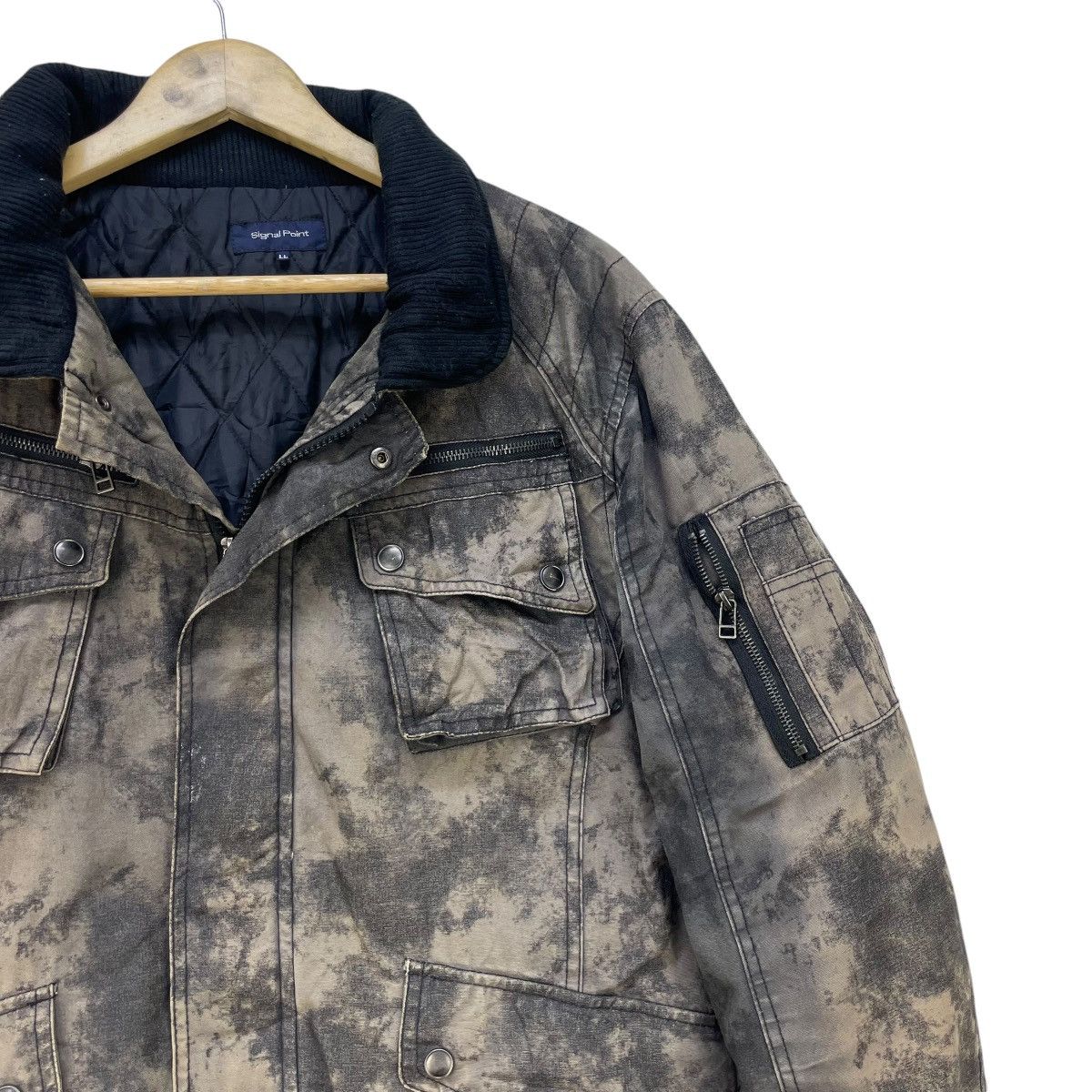 If Six Was Nine × Japanese Brand × Le Grande Bleu (L.G.B.) 💥Signal Point Bomber Jacket Size US L / EU 52-54 / 3 - 5 Thumbnail