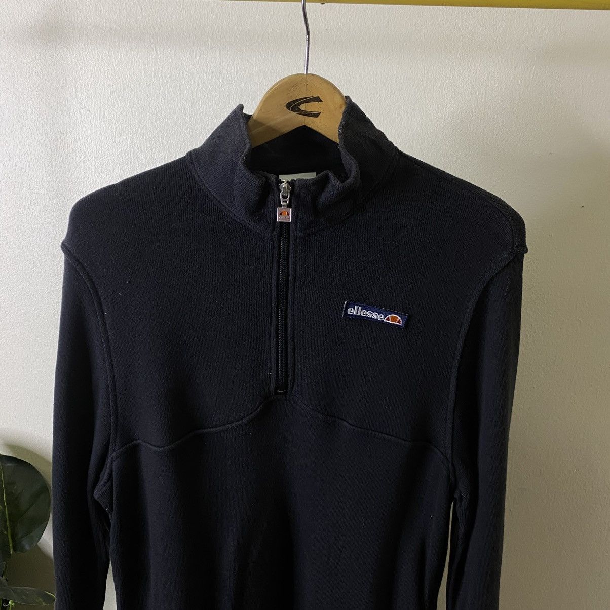 Ellesse Vintage 1990s Ellesse Half Zipper Sweatshirt Size US M / EU 48-50 / 2 - 2 Thumbnail