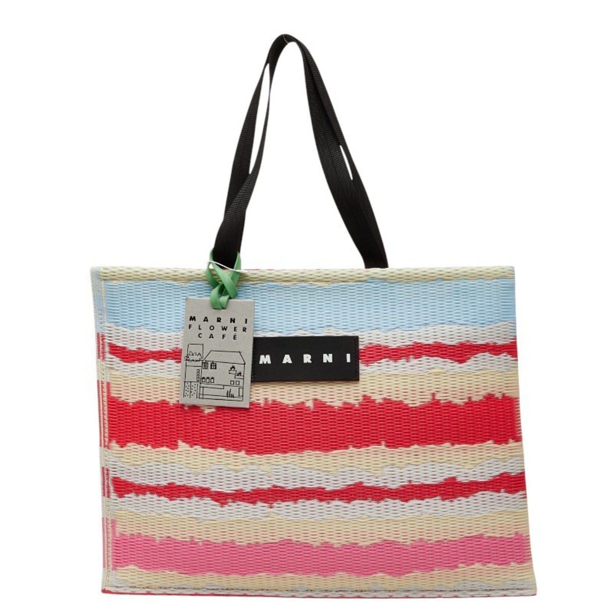 Marni Marni Market Tatami Tote Handbag, Multicolored Nylon and Polypropylene, Women's, MARNI Size ONE SIZE - 1 Thumbnail