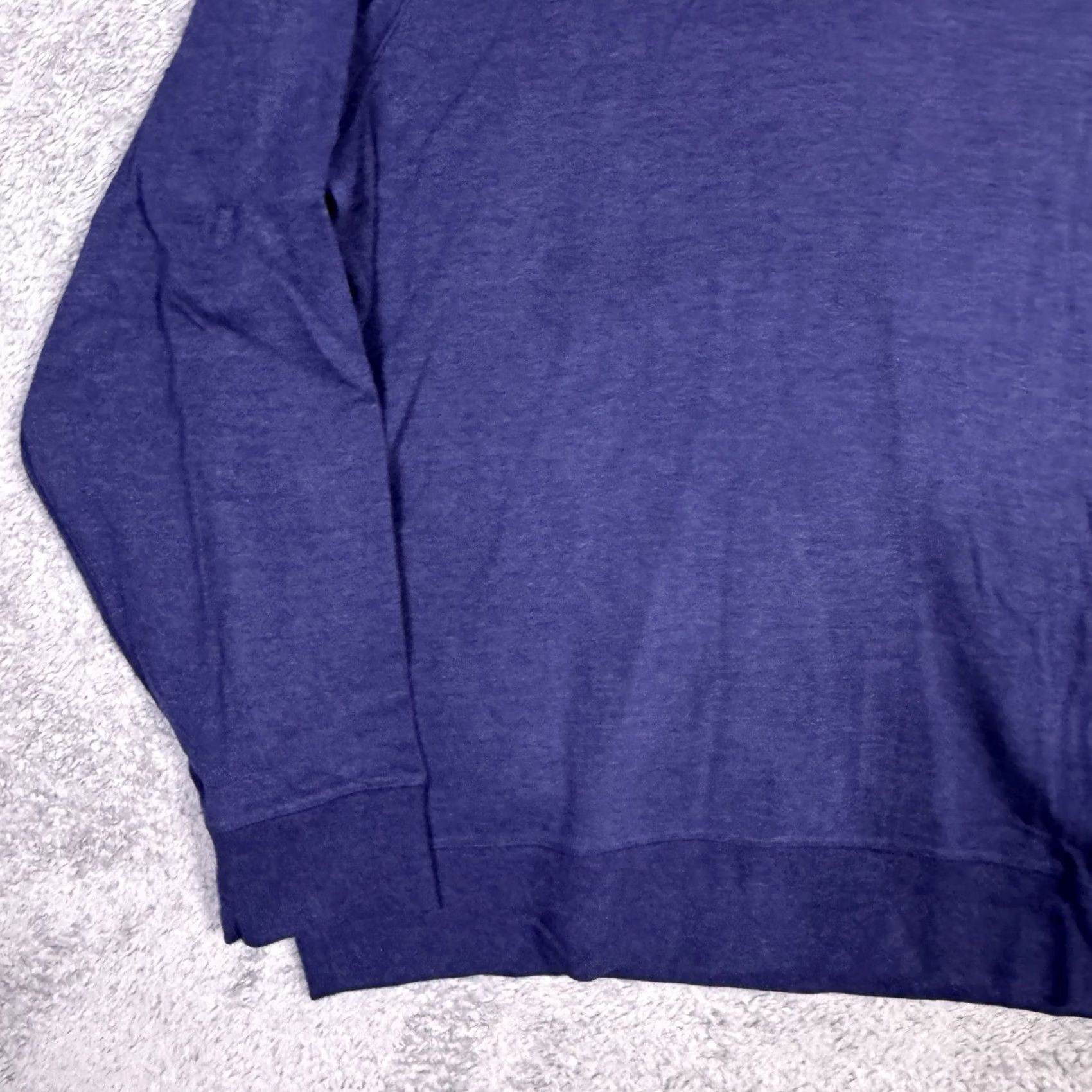 Polo Ralph Lauren Polo Ralph Lauren 1/4 Zip Mens XL Sweater Jacket Pullover Jumper Soft Blue Cotton Viscose Knit Logo Mock Neck Size US XL / EU 56 / 4 - 3 Thumbnail