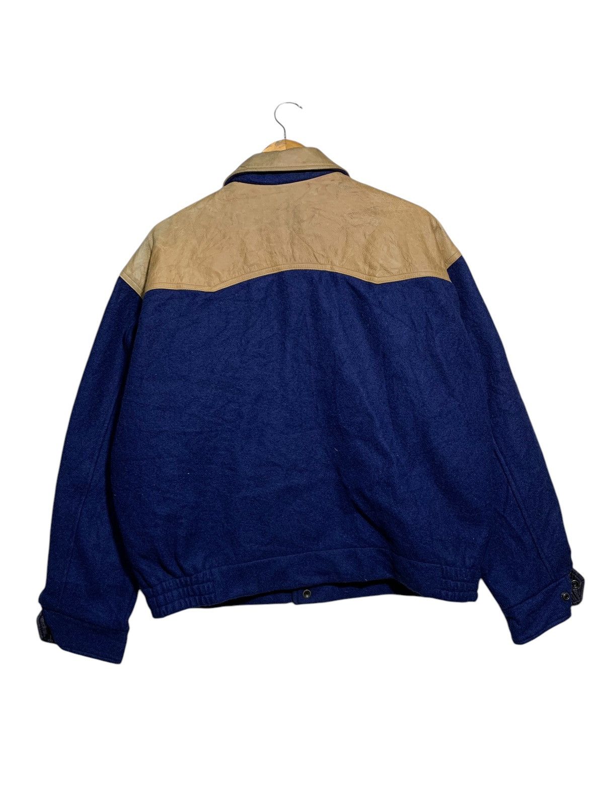 Vintage 🔥VTG SUN CRUZ LEATHER /WOOL BOMBER JACKETS Size US L / EU 52-54 / 3 - 7 Thumbnail