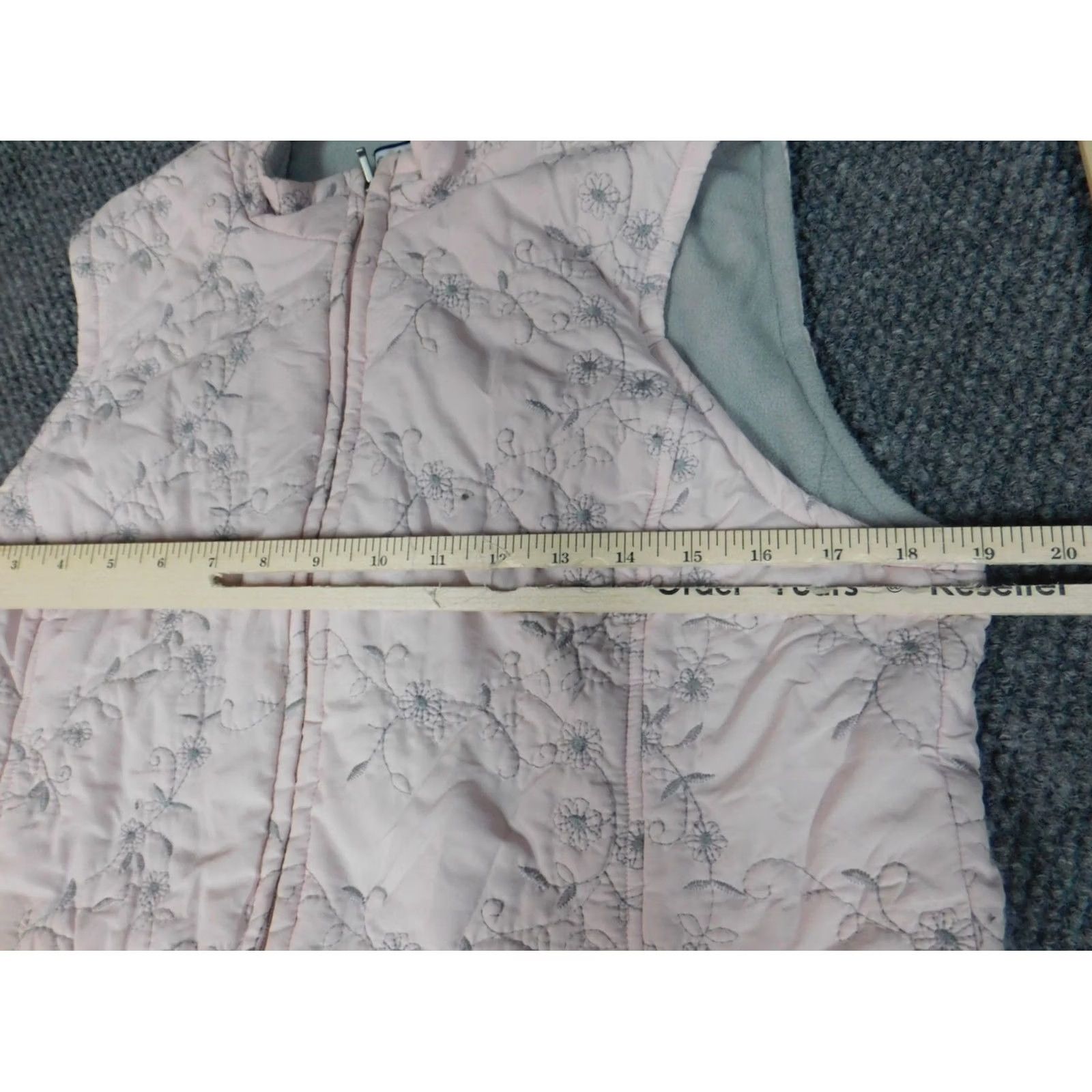 Croft & Barrow Croft & Barrow Vest Womens Small Pink Full Zip Floral Sleeveless Mid-Length Jacket/Coat Pattern Floral Casual Womens Regular Size S / US 4 / IT 40 - 5 Thumbnail