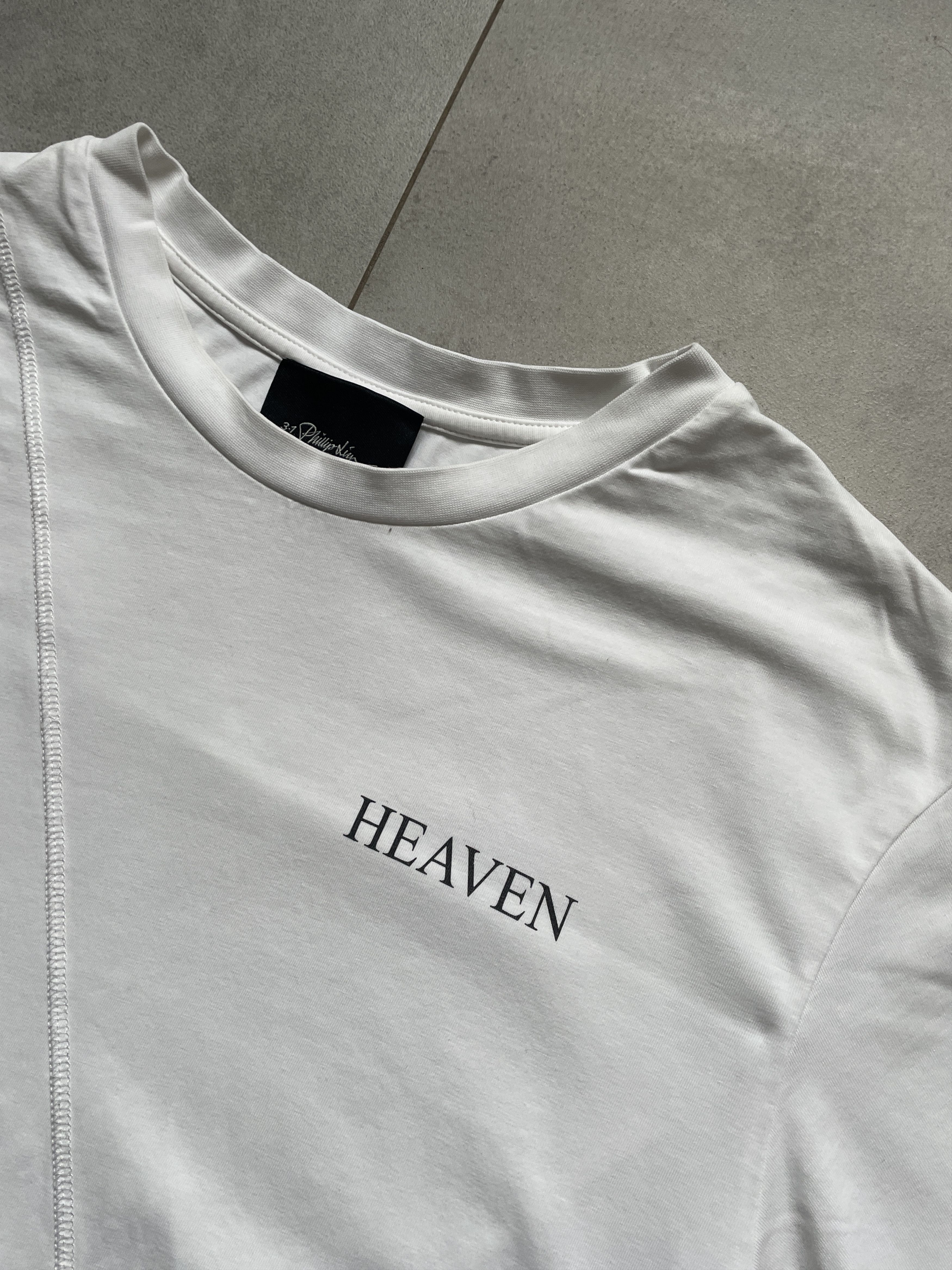 3.1 Phillip Lim 3.1 PHILLIP LIM FIND YOUR SLICE OF HEAVEN WHITE TEE Size US L / EU 52-54 / 3 - 4 Thumbnail