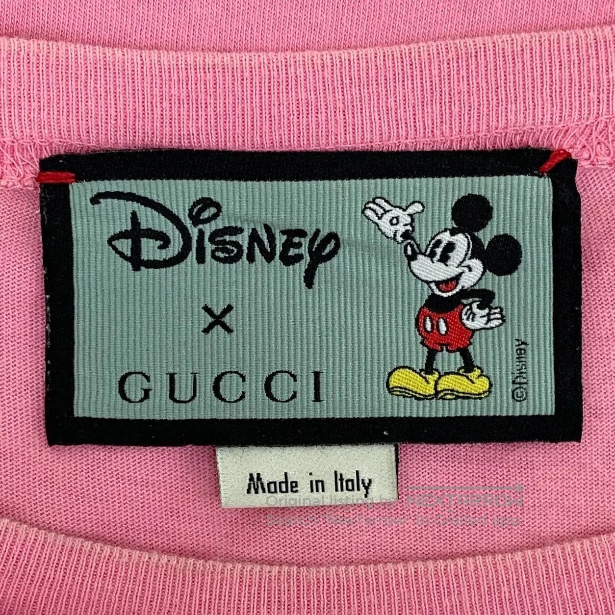 Gucci Gucci x Disney Mickey Mouse Pink T-shirt. Size S / US 4 / IT 40 - 6 Thumbnail