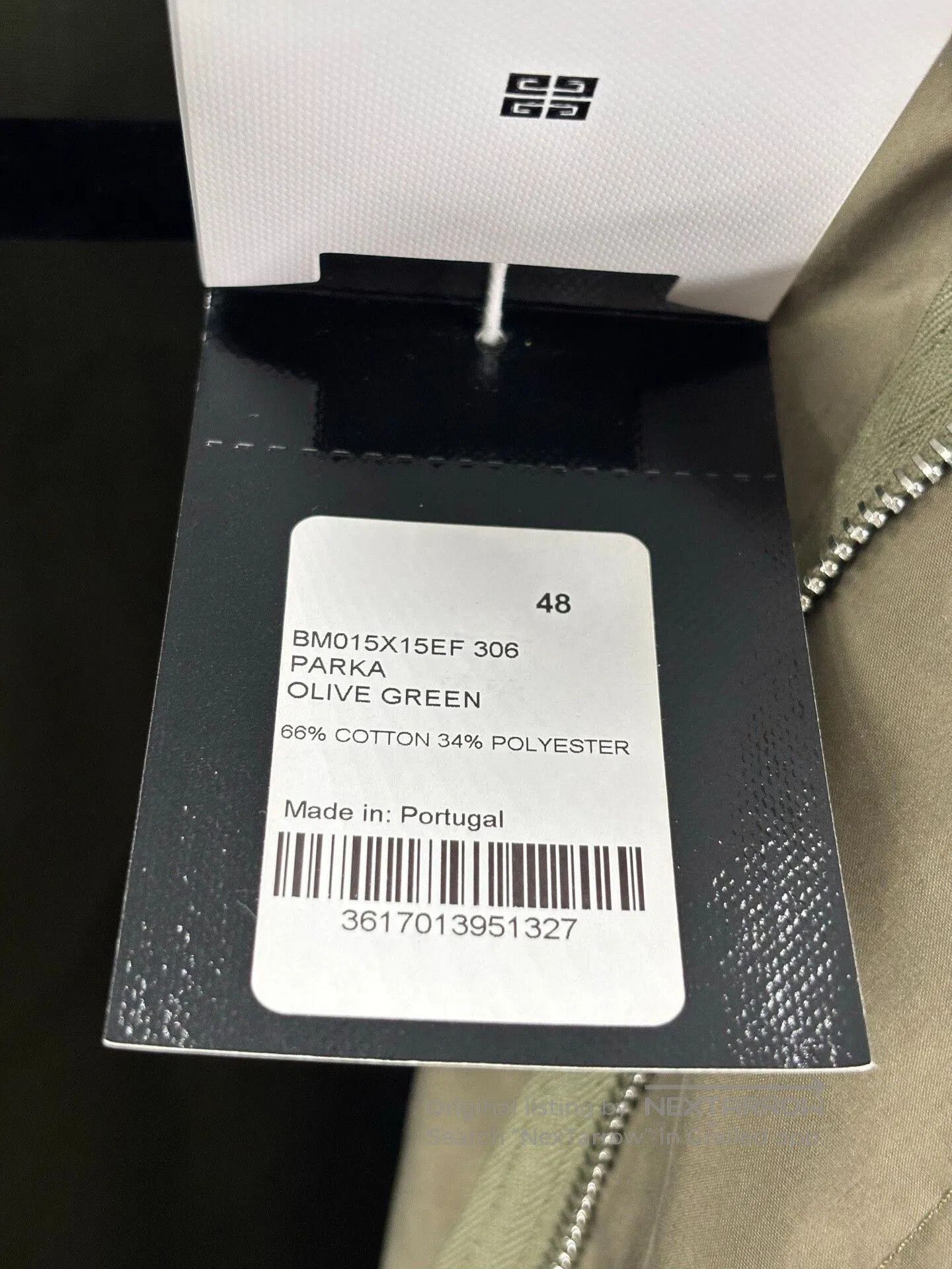 Givenchy givenchy men's m65 military jacket in khaki. Size US M / EU 48-50 / 2 - 8 Thumbnail