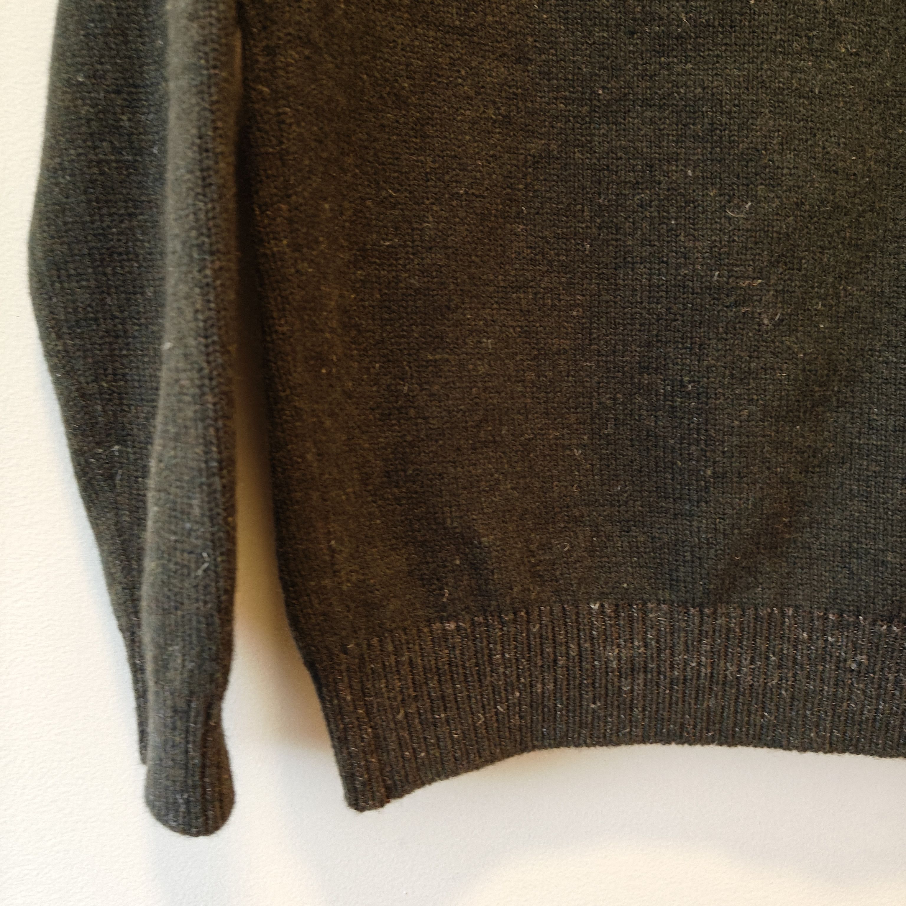 Inis Meain LNWOT Turtleneck grey sweater wool linen blend Size US S / EU 44-46 / 1 - 9 Thumbnail
