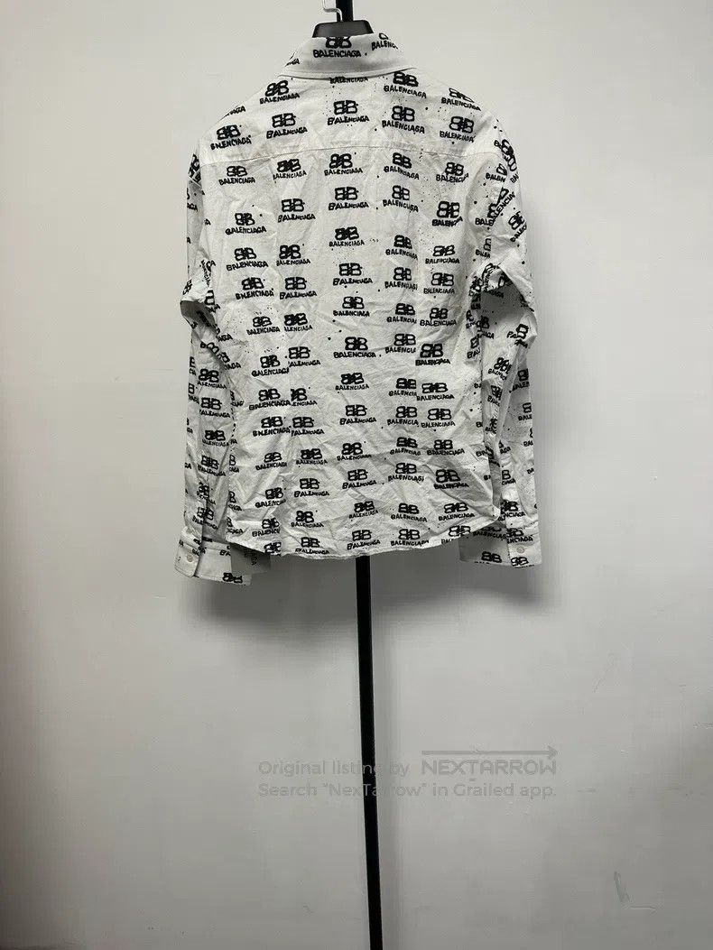 Balenciaga Balenciaga All-Over Printed Single-Breasted Long Sleeve Size XS / US 0-2 / IT 36-38 - 2 Thumbnail