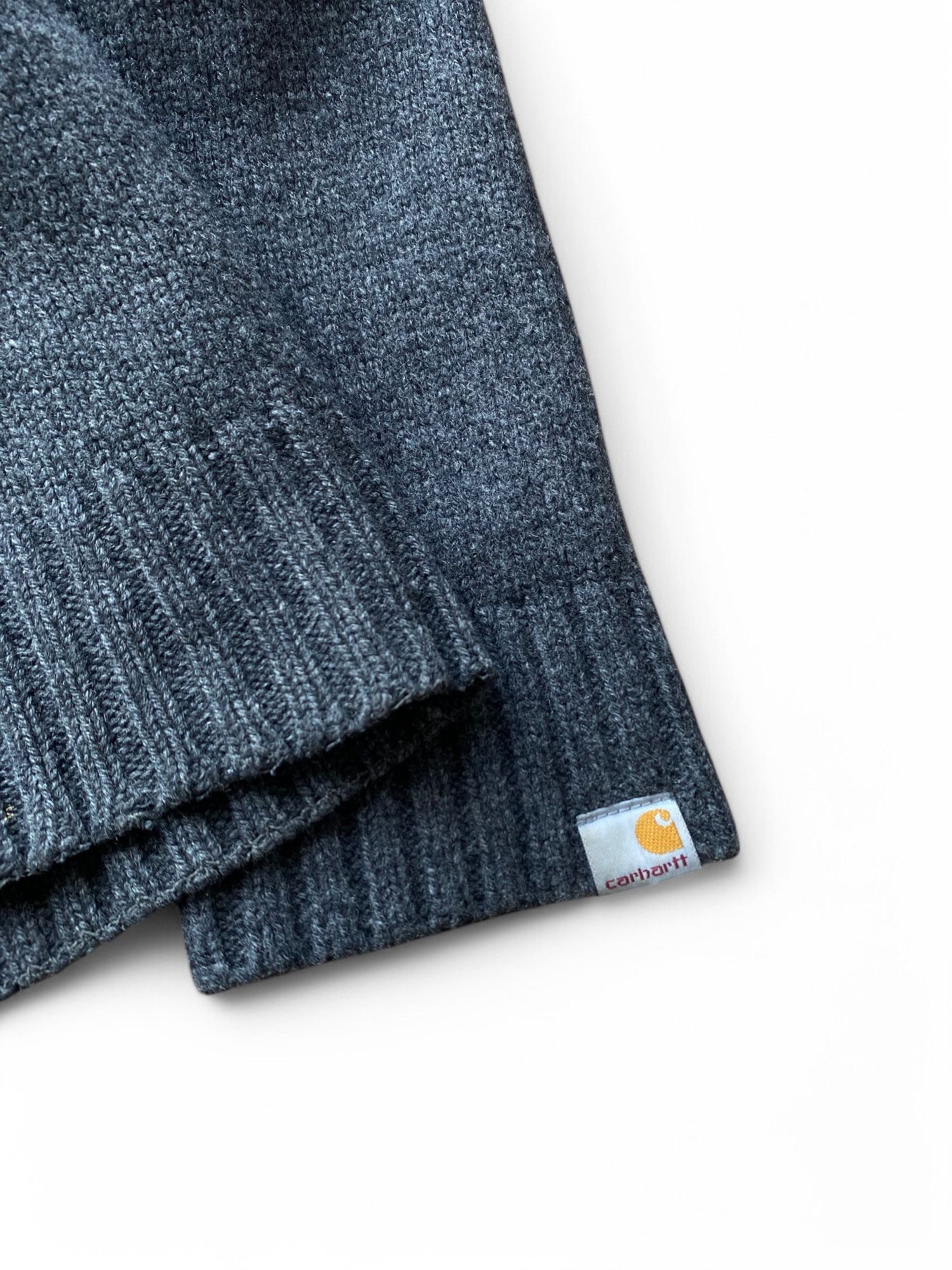 Carhartt × Vintage Vintage Carhartt Zip Sweater Wool 1/3 Size US L / EU 52-54 / 3 - 2 Thumbnail