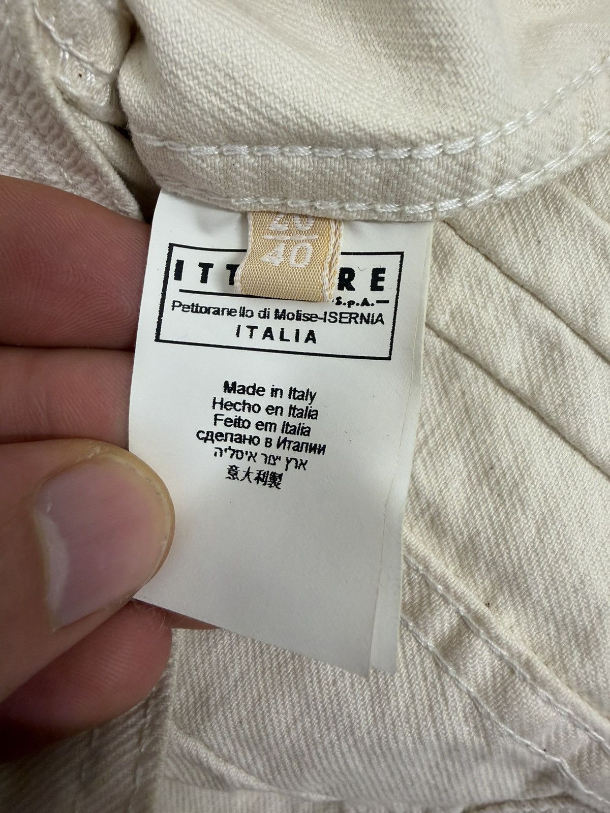 John Galliano 00s John Galliano Galliano’s Club Painted Raw Denim Jacket Size S / US 4 / IT 40 - 10 Thumbnail