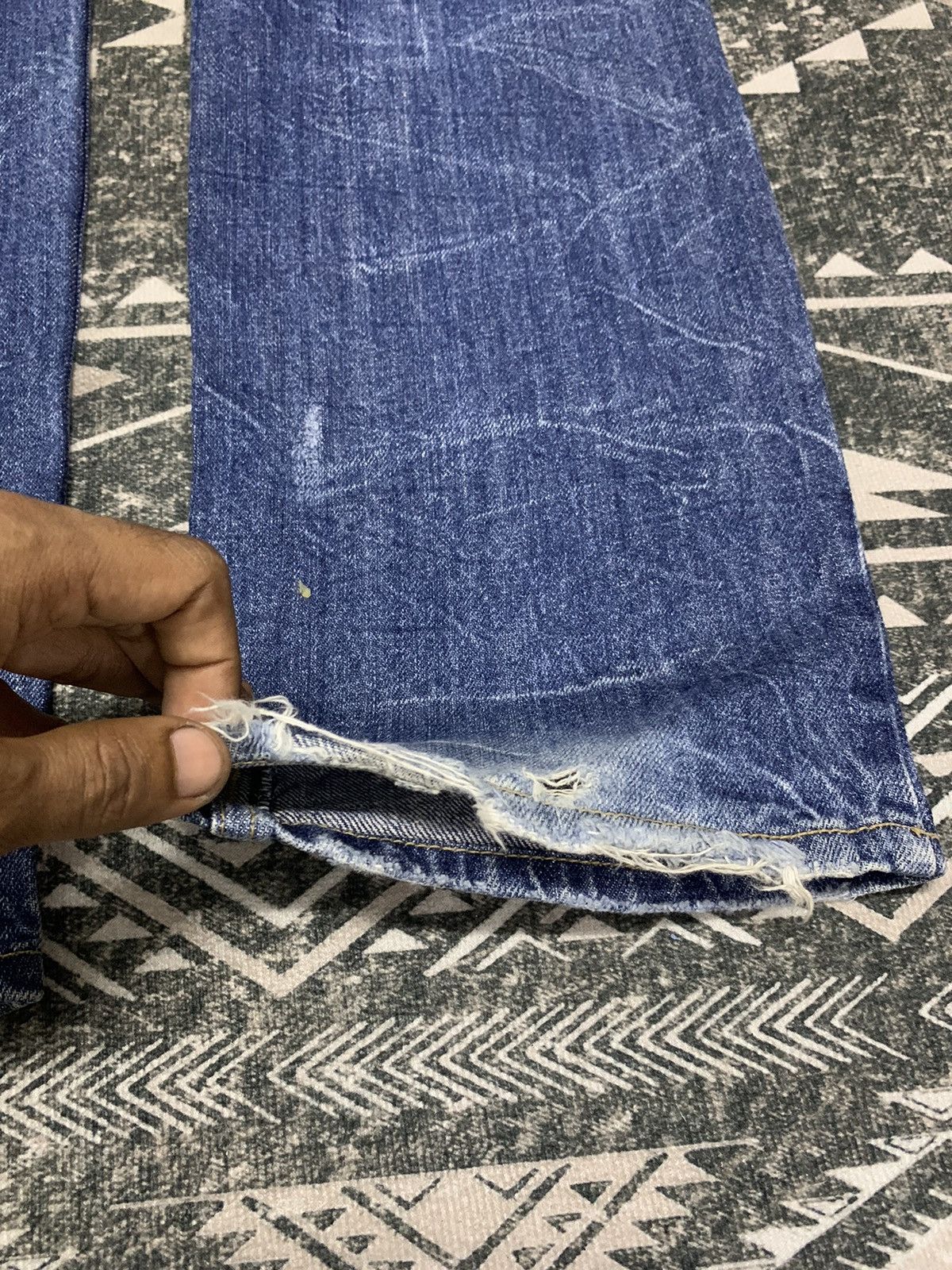 If Six Was Nine 🔥DOUBLE WAIST🔥PPFM INSPIRED JAPANESE UNBRAND DISTRESSED Size US 30 / EU 46 - 11 Thumbnail