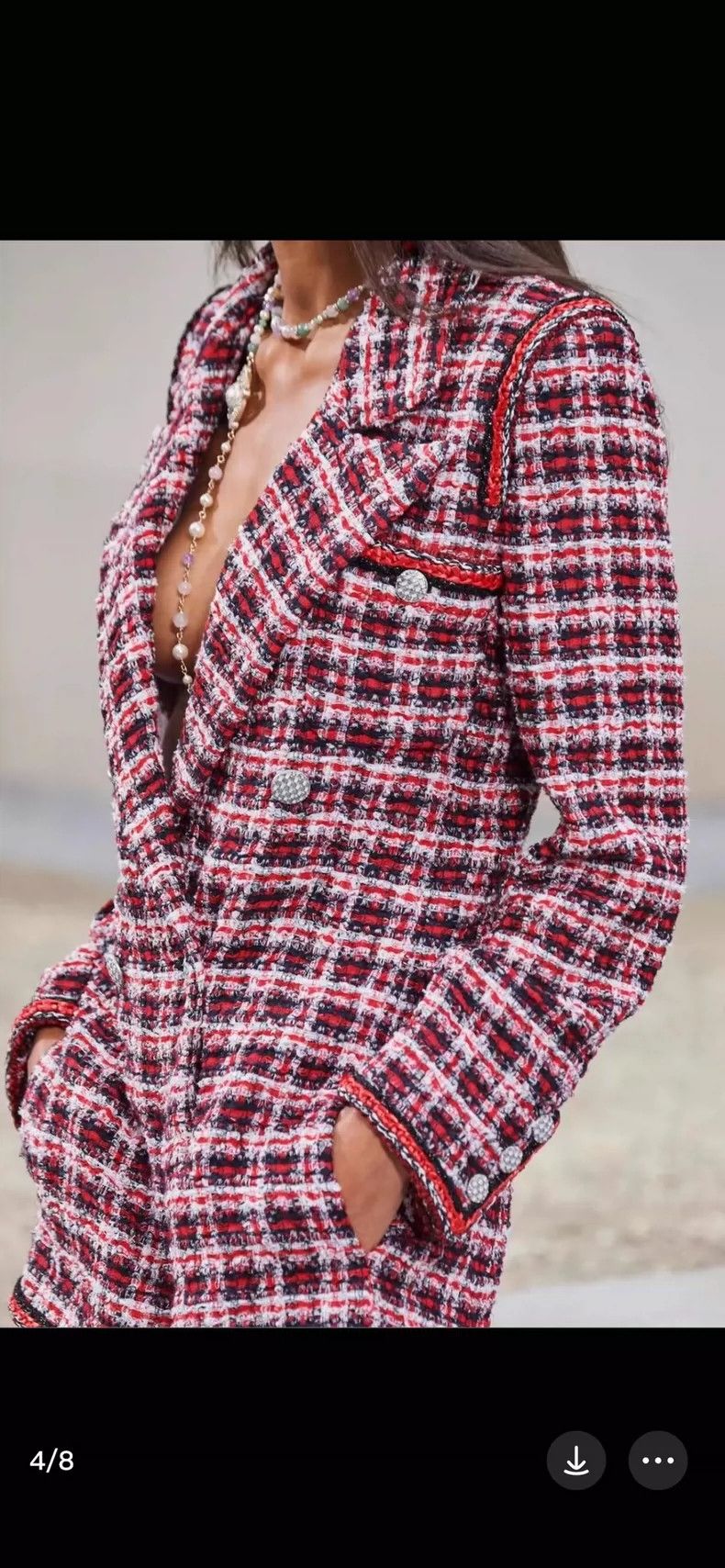 Chanel Chanel 2020 Spring and Summer Roof Series Soft Tweed Pants Size 25" / US 0 / IT 36 - 7 Thumbnail
