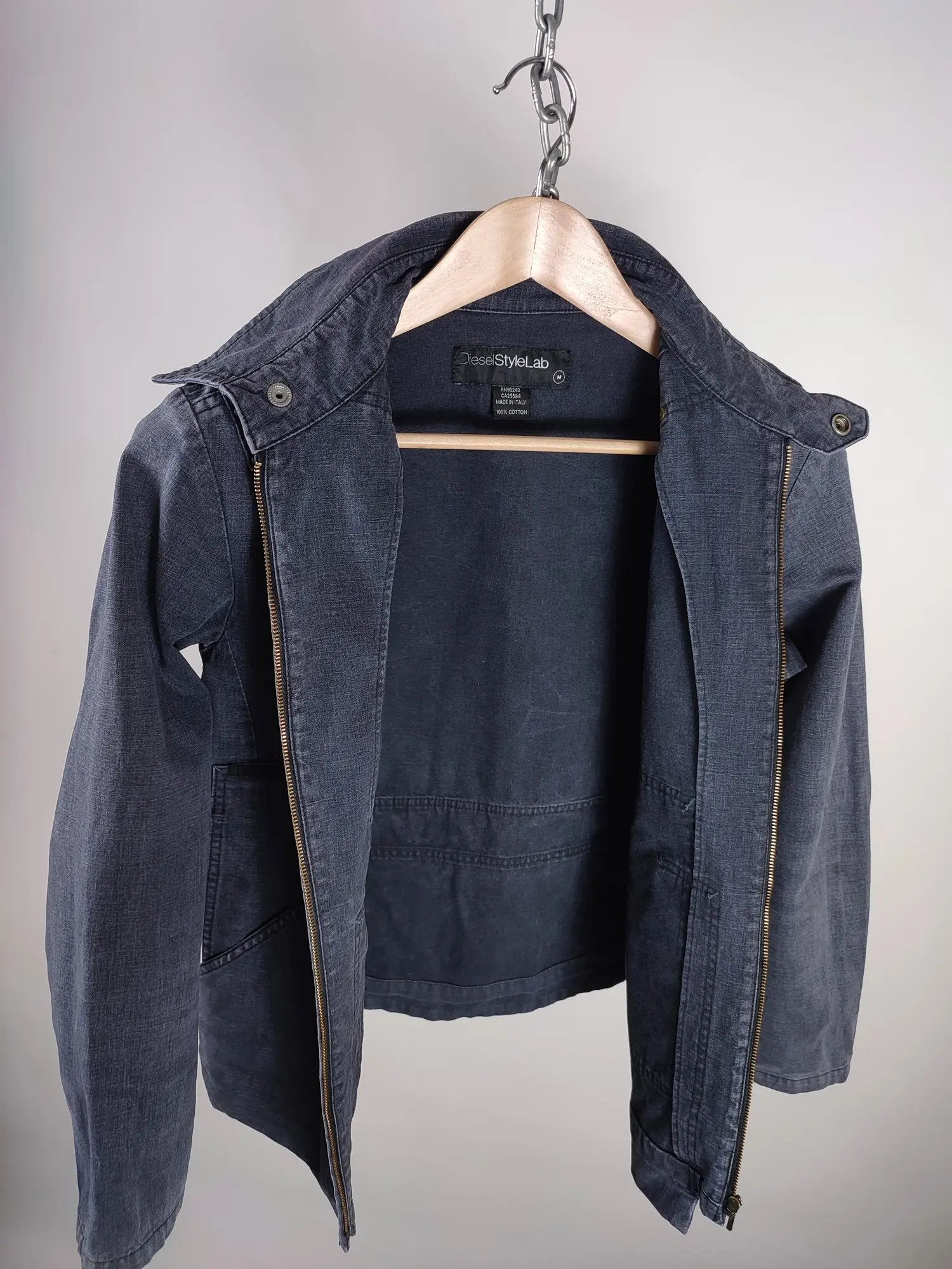 Diesel Vintage Diesel Multi Pocket Denim Jacket Size US S / EU 44-46 / 1 - 17 Thumbnail