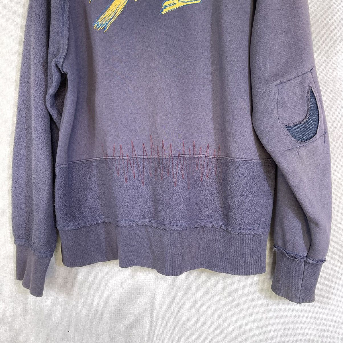 Levi's Made & Crafted × Levi's Vintage Clothing × Vintage Fades! Levis 501 RockFestival Patchwork Design Zipper Hoodie Size US M / EU 48-50 / 2 - 7 Thumbnail
