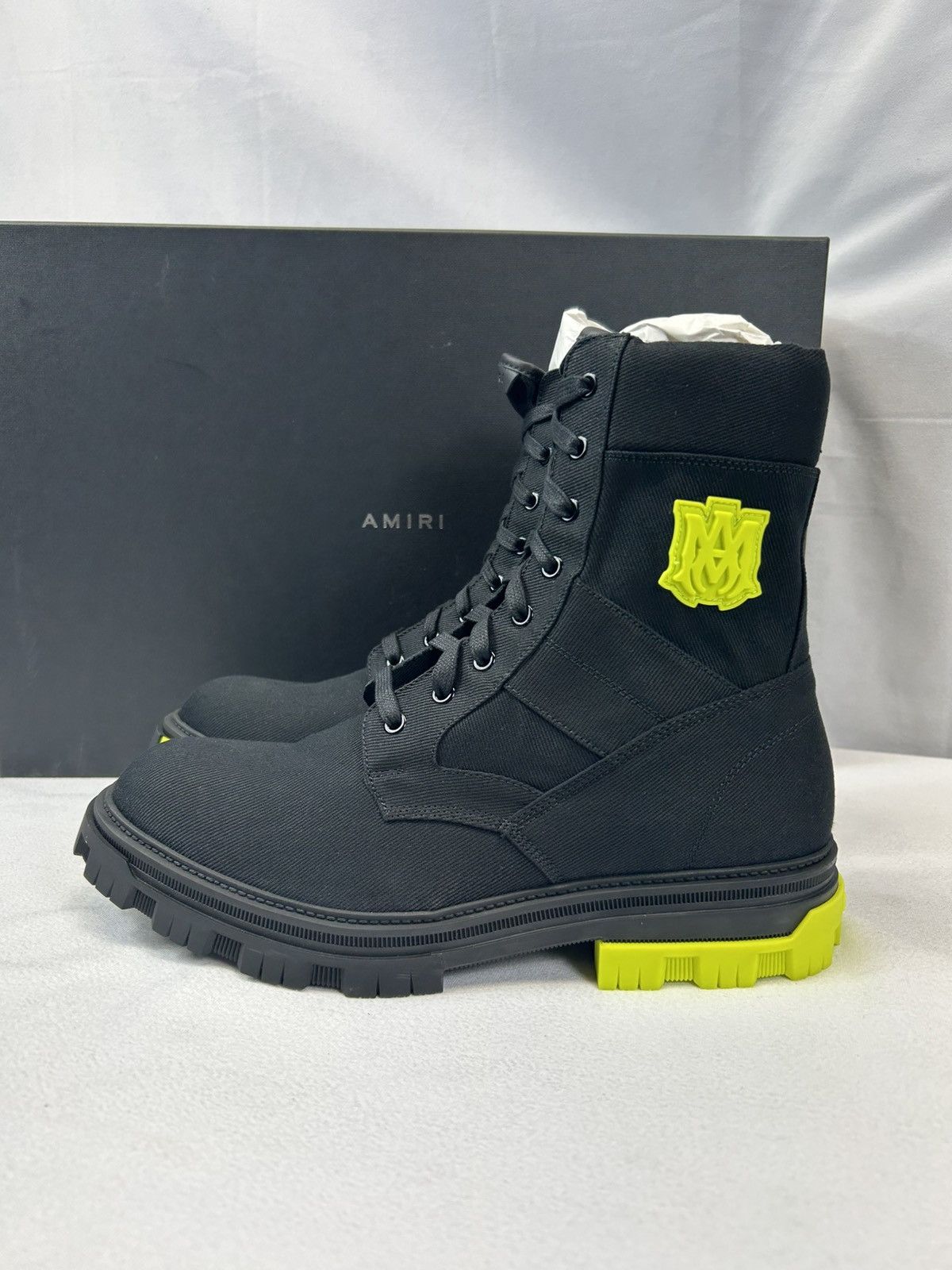 Amiri Fabric Ankle Boots