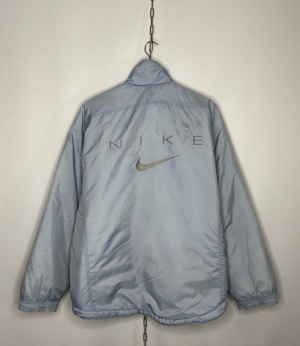 Rare Vintage Nike Big Logo Puffer Jacket Y2K Hype