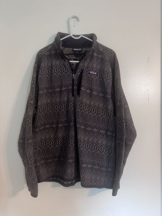 Patagonia aztec print on sale fleece