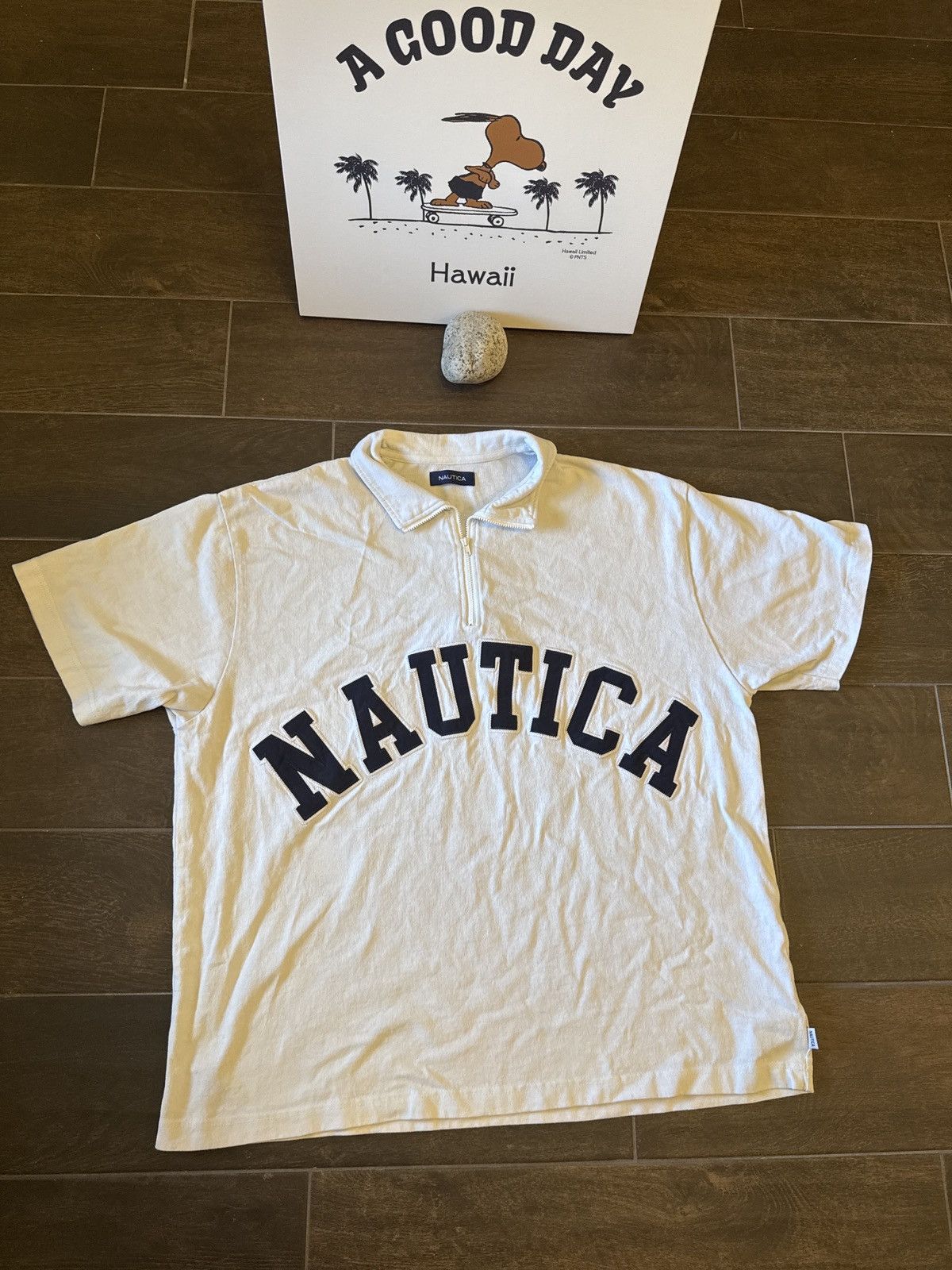 Nautica Nautica japan white tee Size US L / EU 52-54 / 3 - 1 Thumbnail