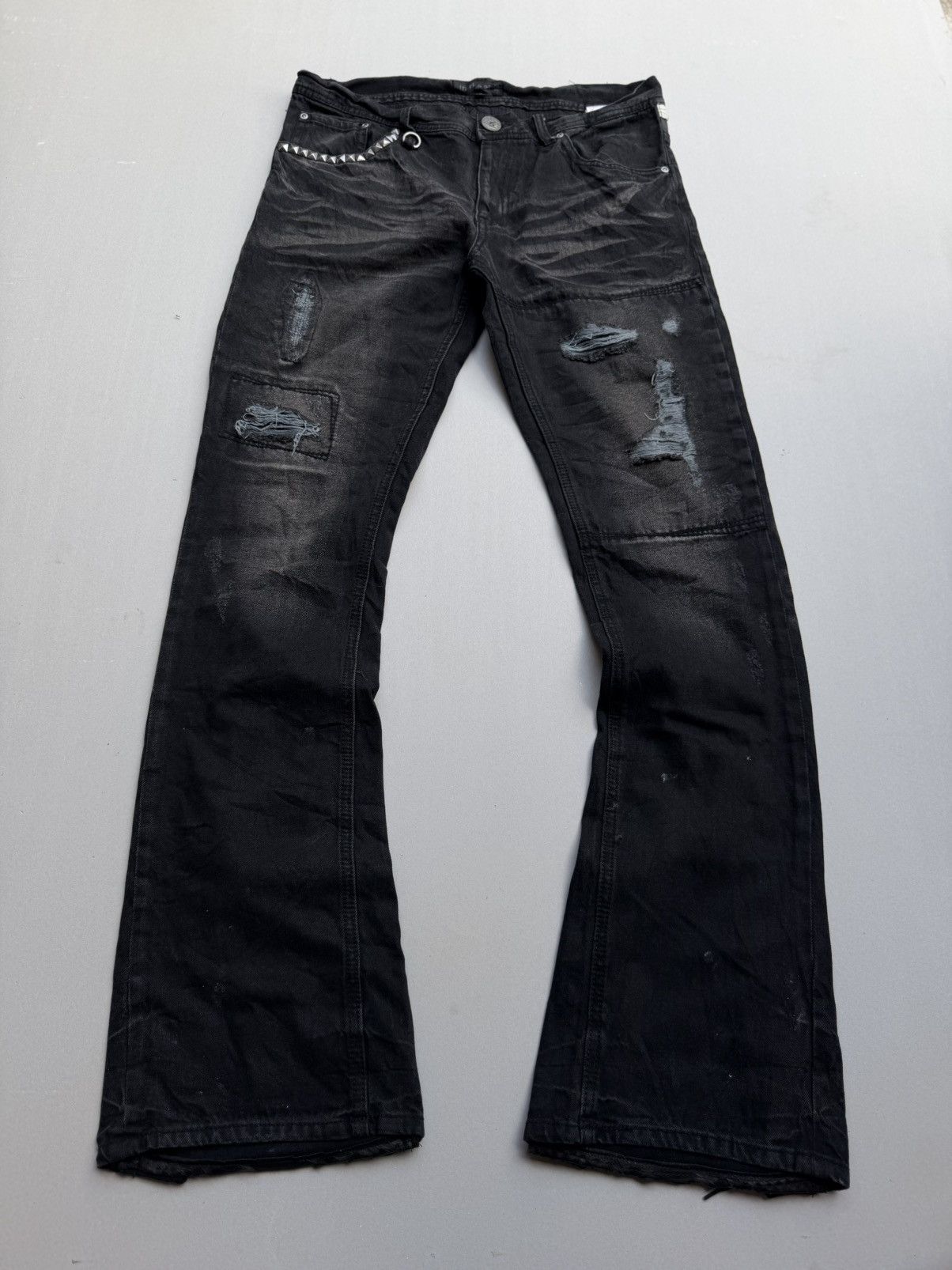 In The Attic lace up flare jeans Size US 30 / EU 46 - 1 Thumbnail