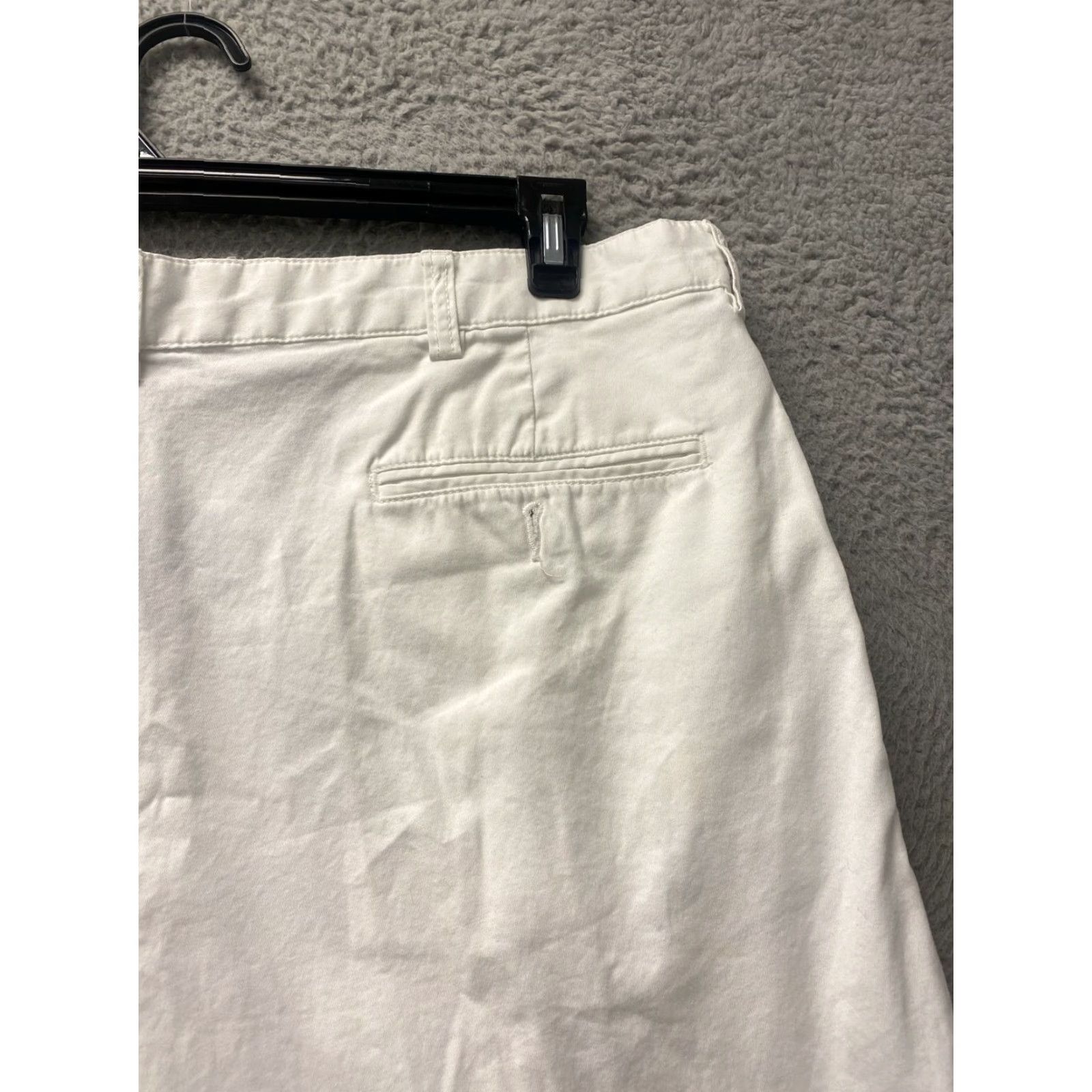 Polo Ralph Lauren VINTAGE Polo Ralph Lauren Shorts Men 38 White Cotton Twill Pleated Front Casual Chino Relaxed Fit Size US M / EU 48-50 / 2 - 6 Thumbnail