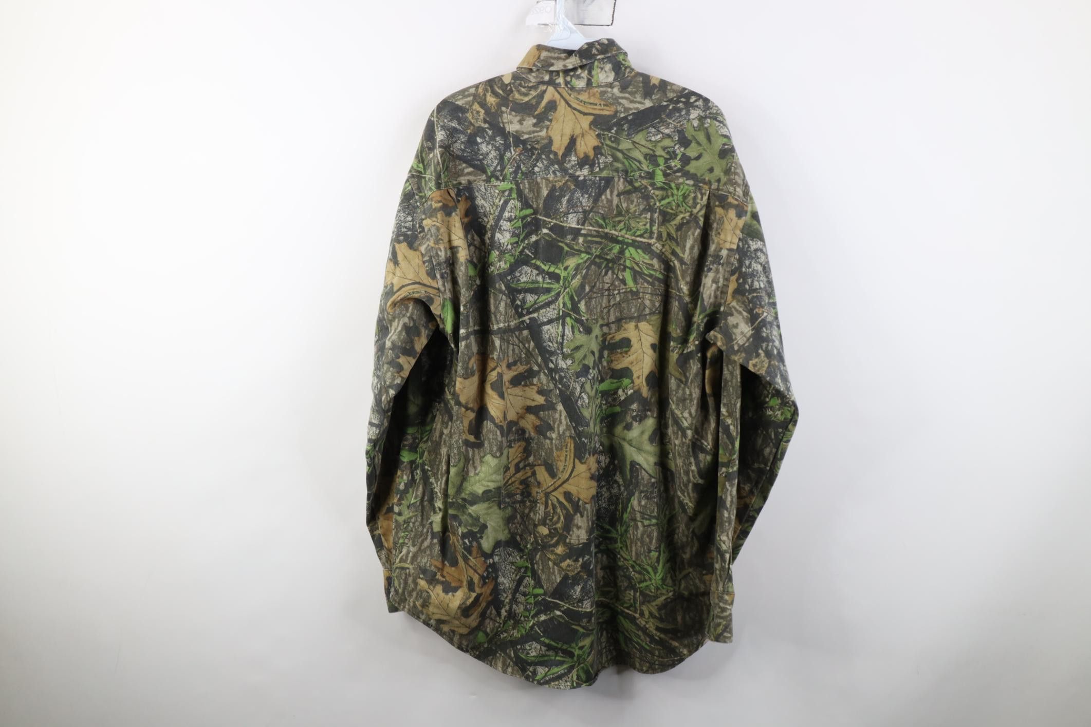 Vintage Vintage Streetwear Mossy Oak Camouflage Button Down Shirt Size US XL / EU 56 / 4 - 11 Thumbnail