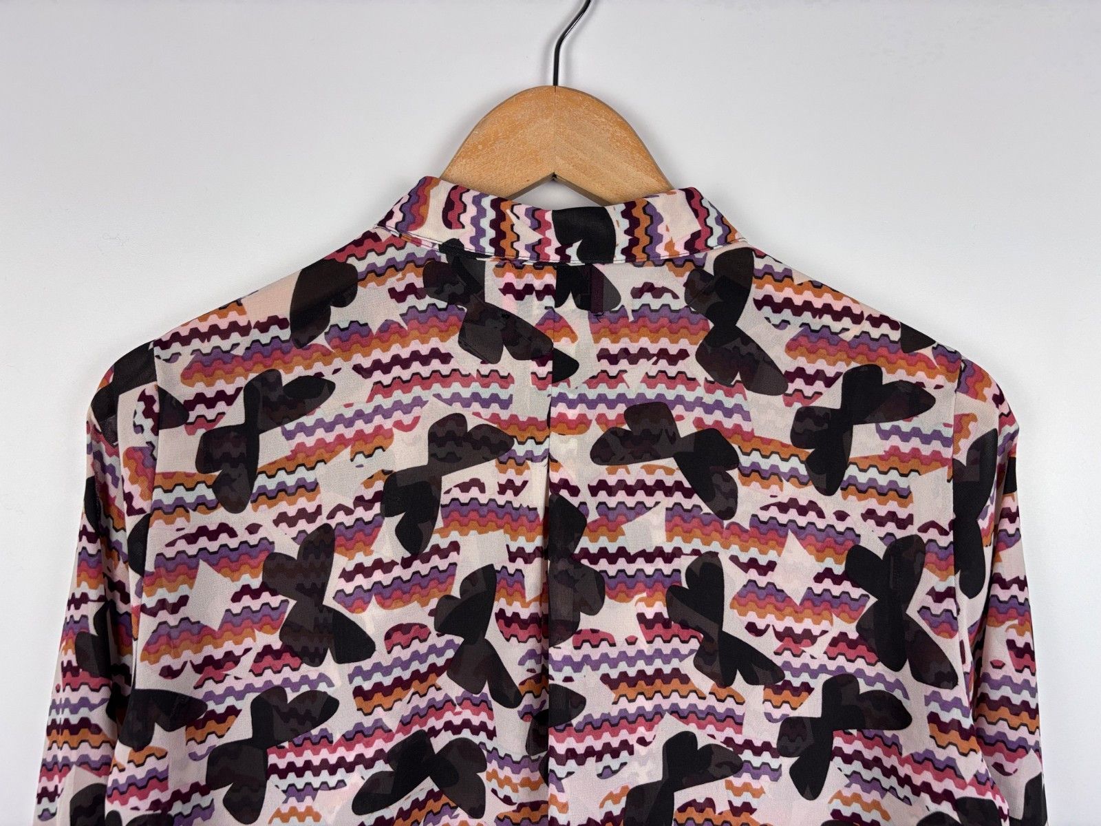 Missoni Missoni Lindex Butterfly Print Colorful Long Sleeve Shirt 42 Size M / US 6-8 / IT 42-44 - 6 Thumbnail