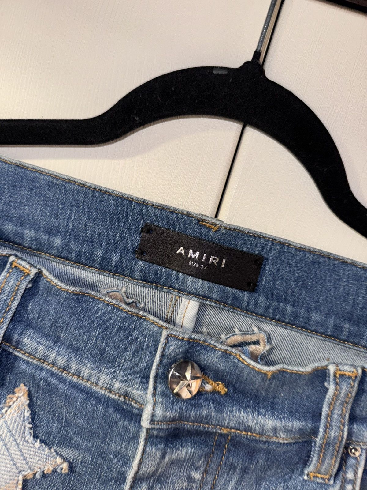 Amiri AMIRI “CHEMIST” MONOGRAM STAR JEANS Size US 33 - 8 Thumbnail