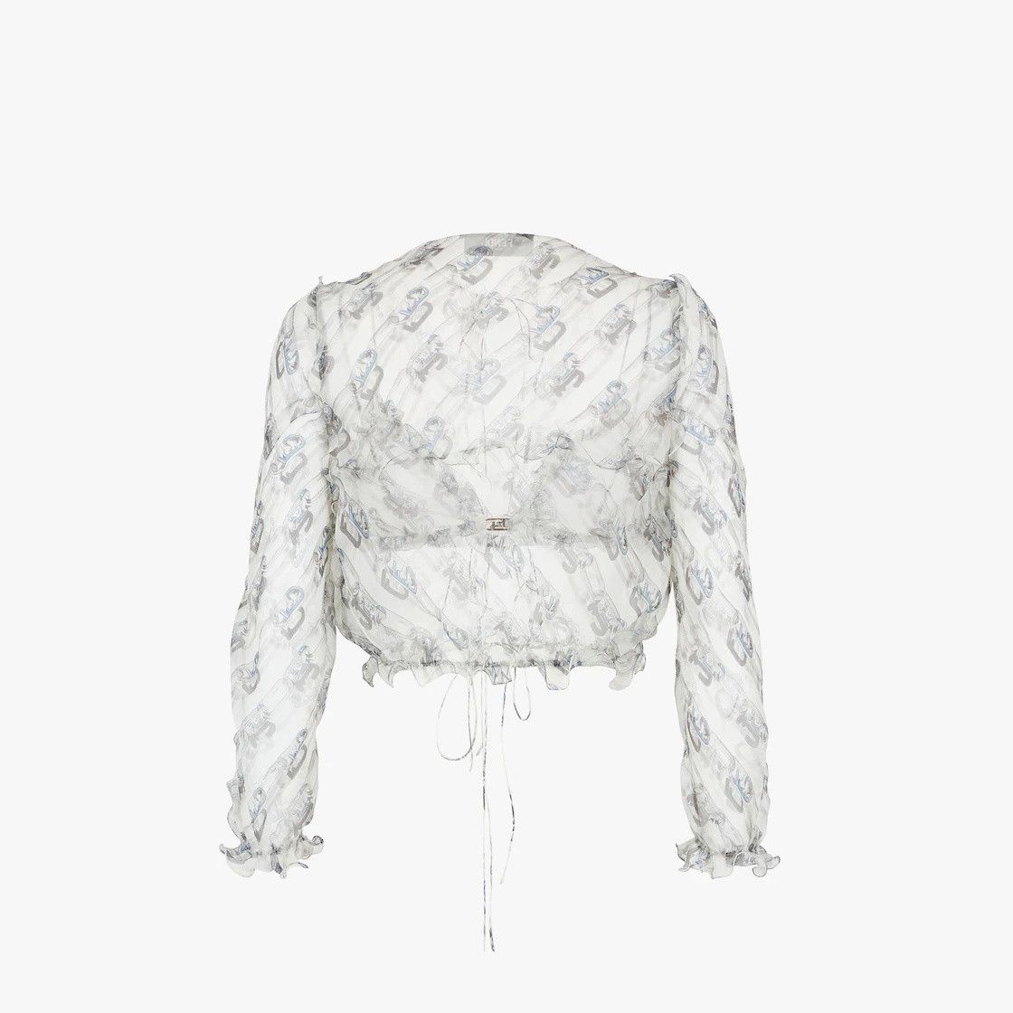 Fendi o1y0925 Patterned Shirt in Multicolor Size S / US 4 / IT 40 - 2 Thumbnail