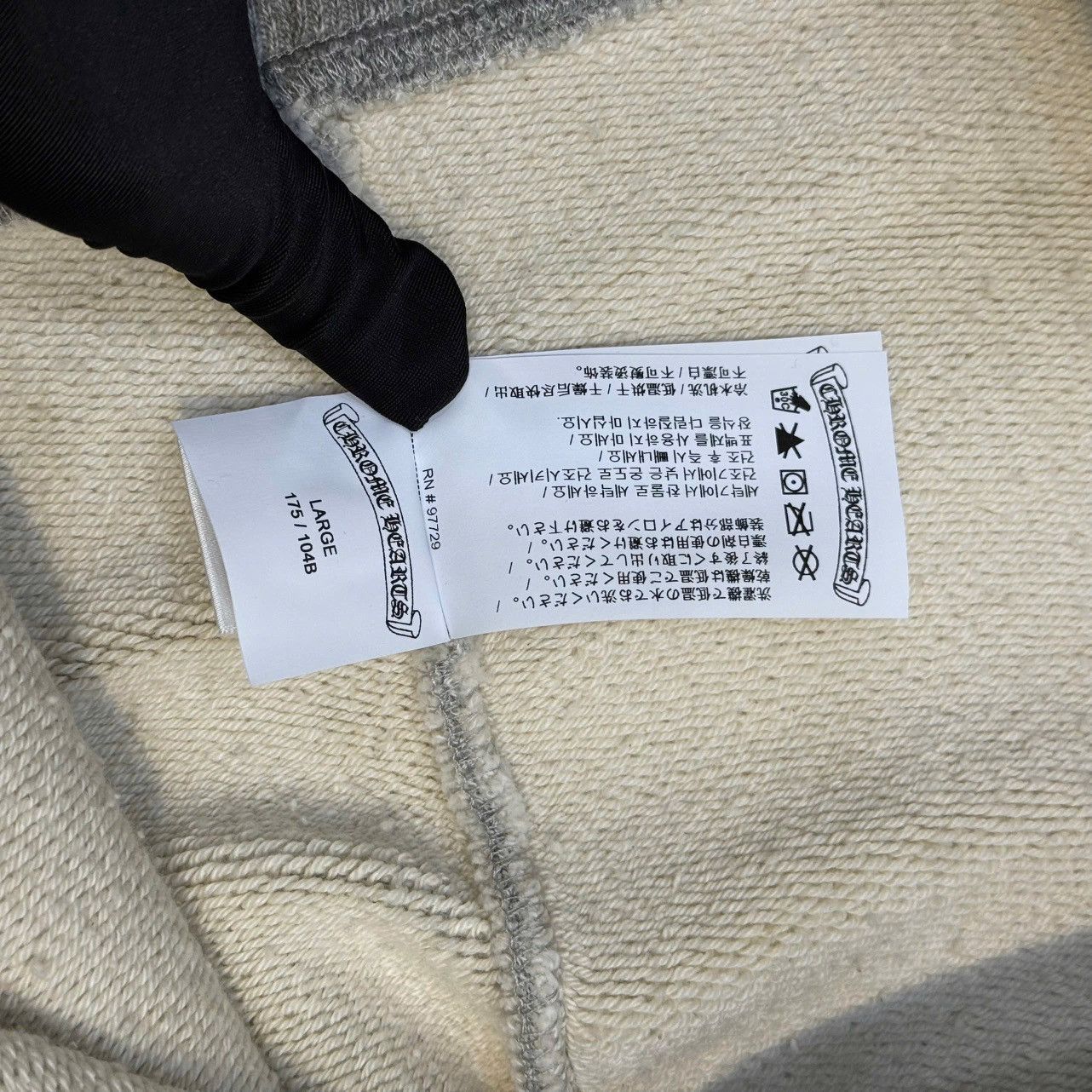 Chrome Hearts Chrome Hearts Blind Spot Black Tripple Cross Sweater Gray Size US L / EU 52-54 / 3 - 9 Thumbnail