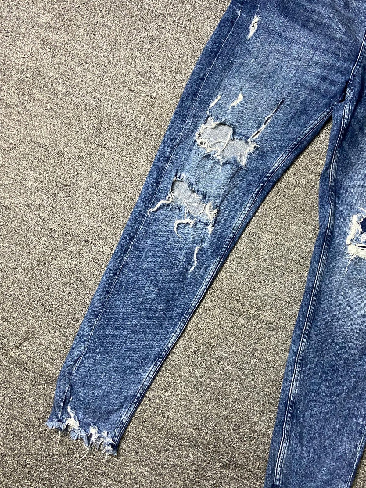 Japanese Brand × Vintage × Zara ZARA MAN DENIMWEAR Ripped Jeans (131) Size US 31 - 8 Thumbnail
