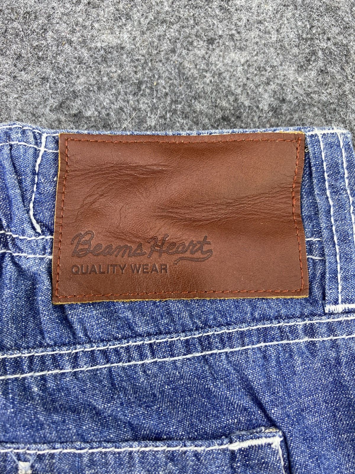 Beams Plus × Jean Beams heart capri Jeans - J993 Size 30" / US 8 / IT 44 - 10 Thumbnail