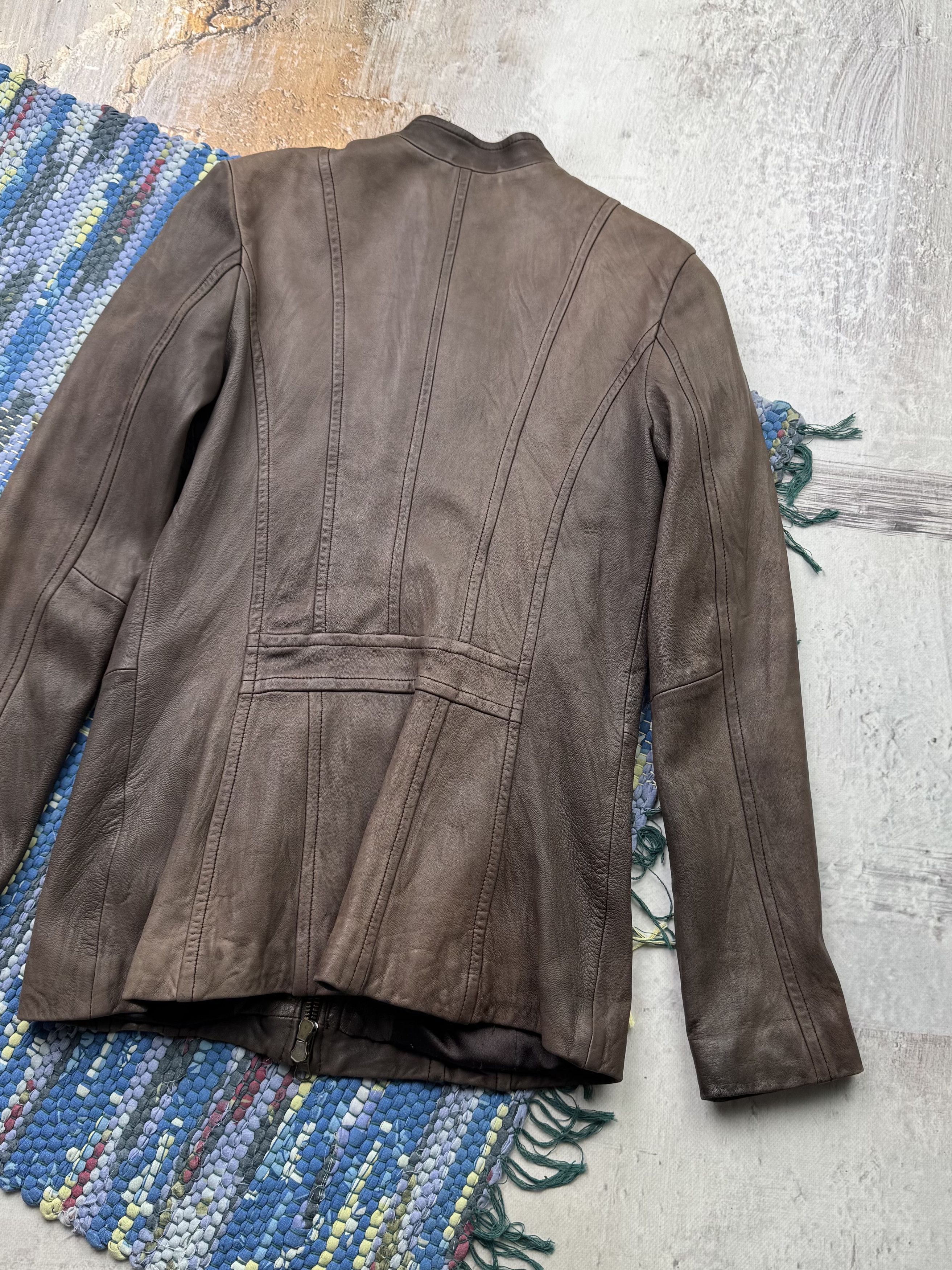 Vintage Vintage Leather Jacket A692D15(339) Size XS / US 0-2 / IT 36-38 - 11 Thumbnail