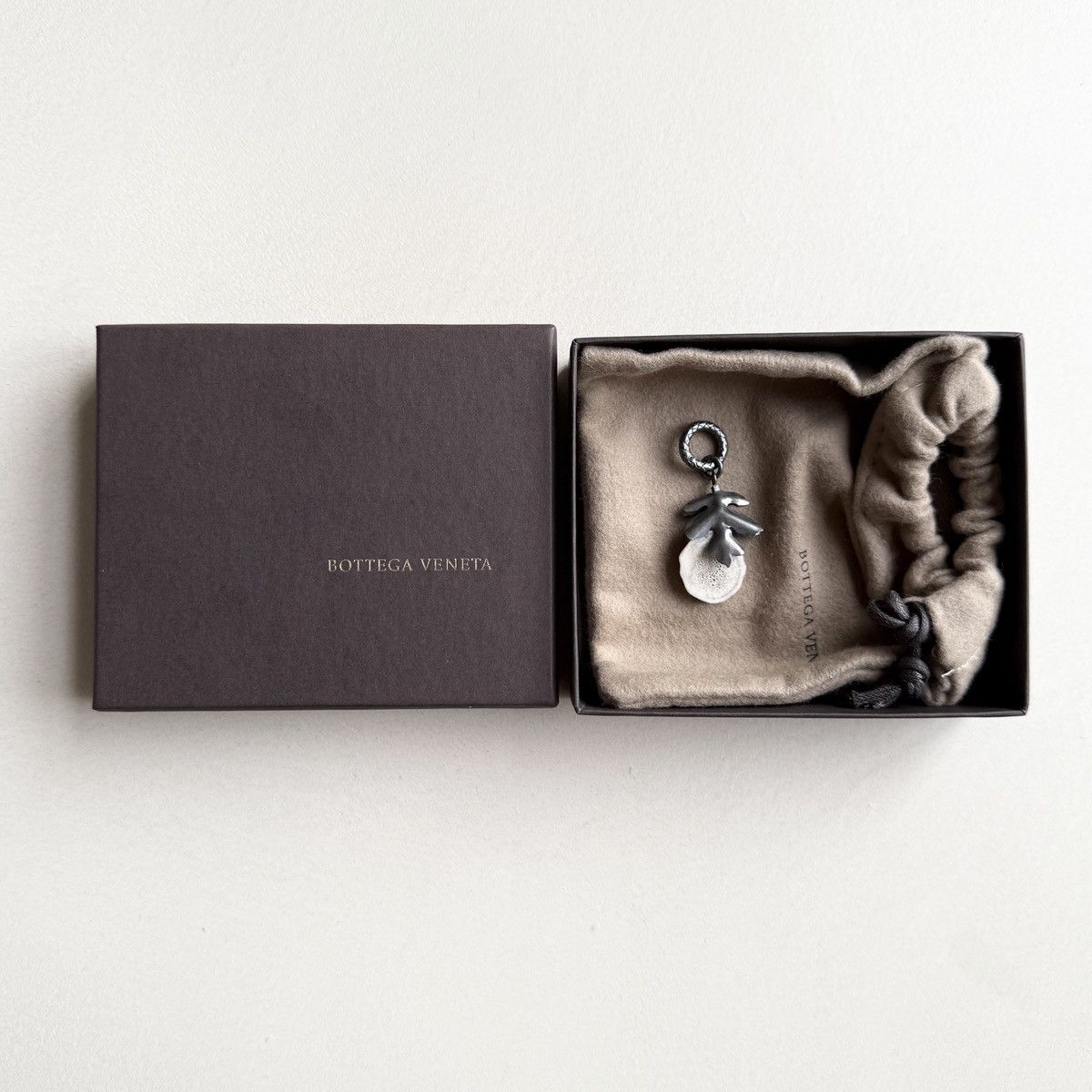Bottega Veneta Bottega Veneta Silver Pendant Charm Size ONE SIZE - 2 Thumbnail