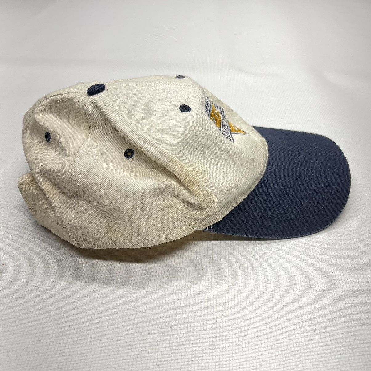 Vintage VTG State Police Hat Beige New Jersey Blue Snap Back Logo Size ONE SIZE - 10 Thumbnail