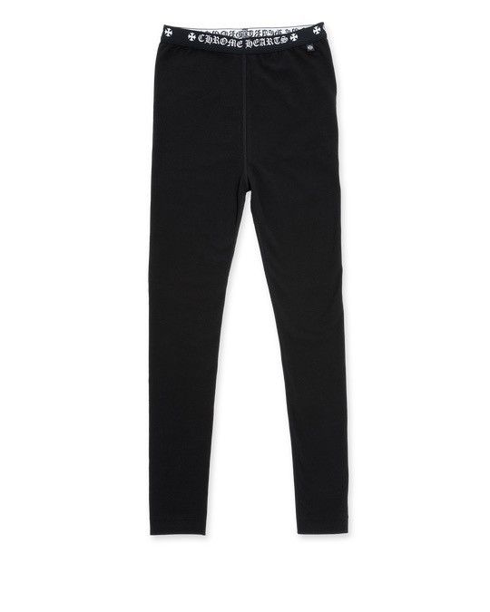 Chrome Hearts Black Chrome Hearts Logo Leggings Size 32" / US 10 / IT 46 - 1 Thumbnail