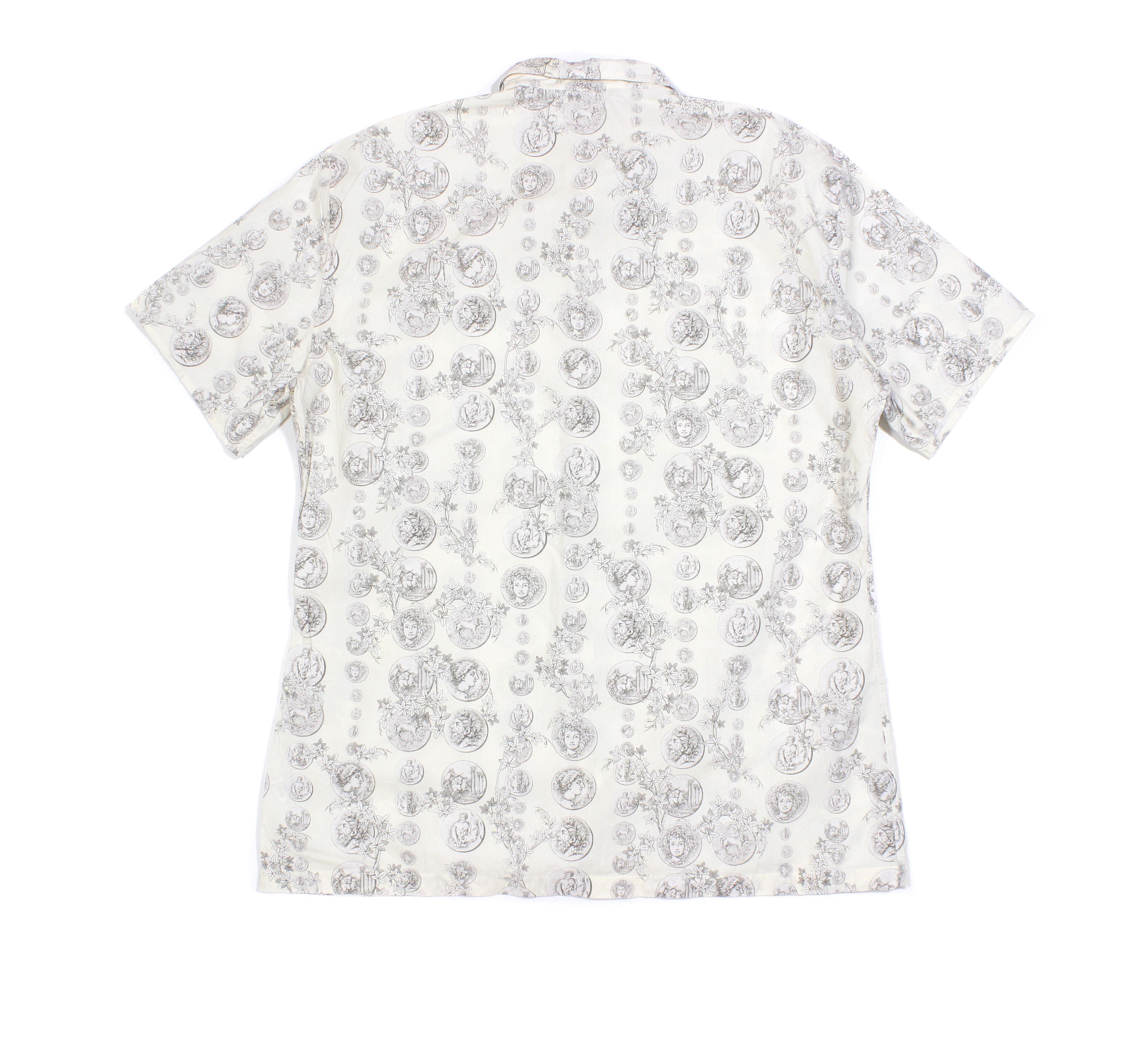 Dolce & Gabbana Barocco Full Print Shortsleeve Shirt Size US L / EU 52-54 / 3 - 2 Thumbnail
