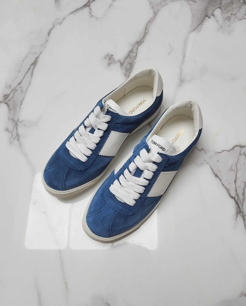 Tom Ford o1sm1stk0824 Banister Sneakers in Blue Stone Size US 10 / EU 43 - 1 Thumbnail