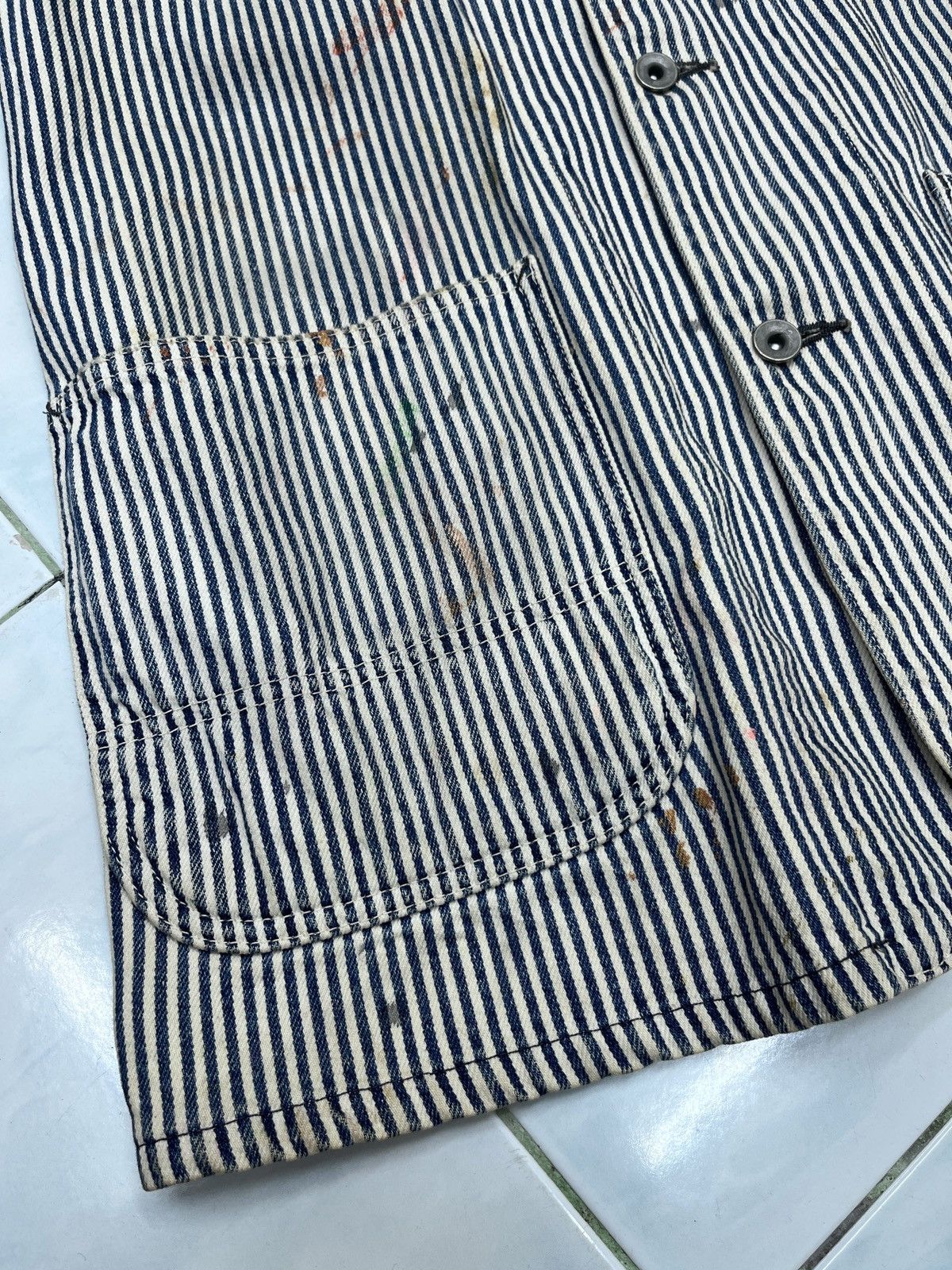 Johnbull 🔥🔥🔥ARCHIVE VINTAGE JOHN BULL HICKORY STRIPE CHORE JACKET Size US M / EU 48-50 / 2 - 15 Thumbnail