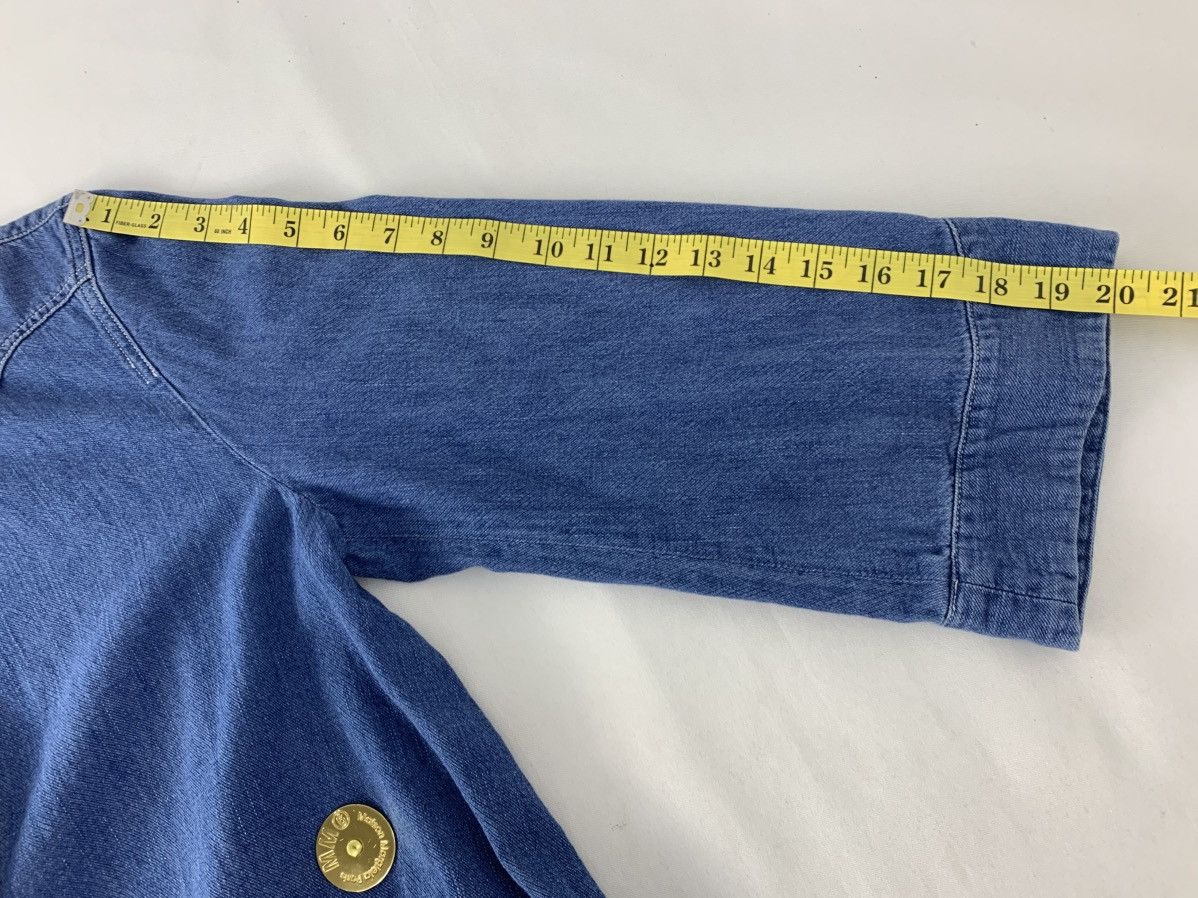 Maison Margiela MM6 Maison Margiela Paris Denim Shirt Button Front Dress Size L / US 10 / IT 46 - 15 Thumbnail