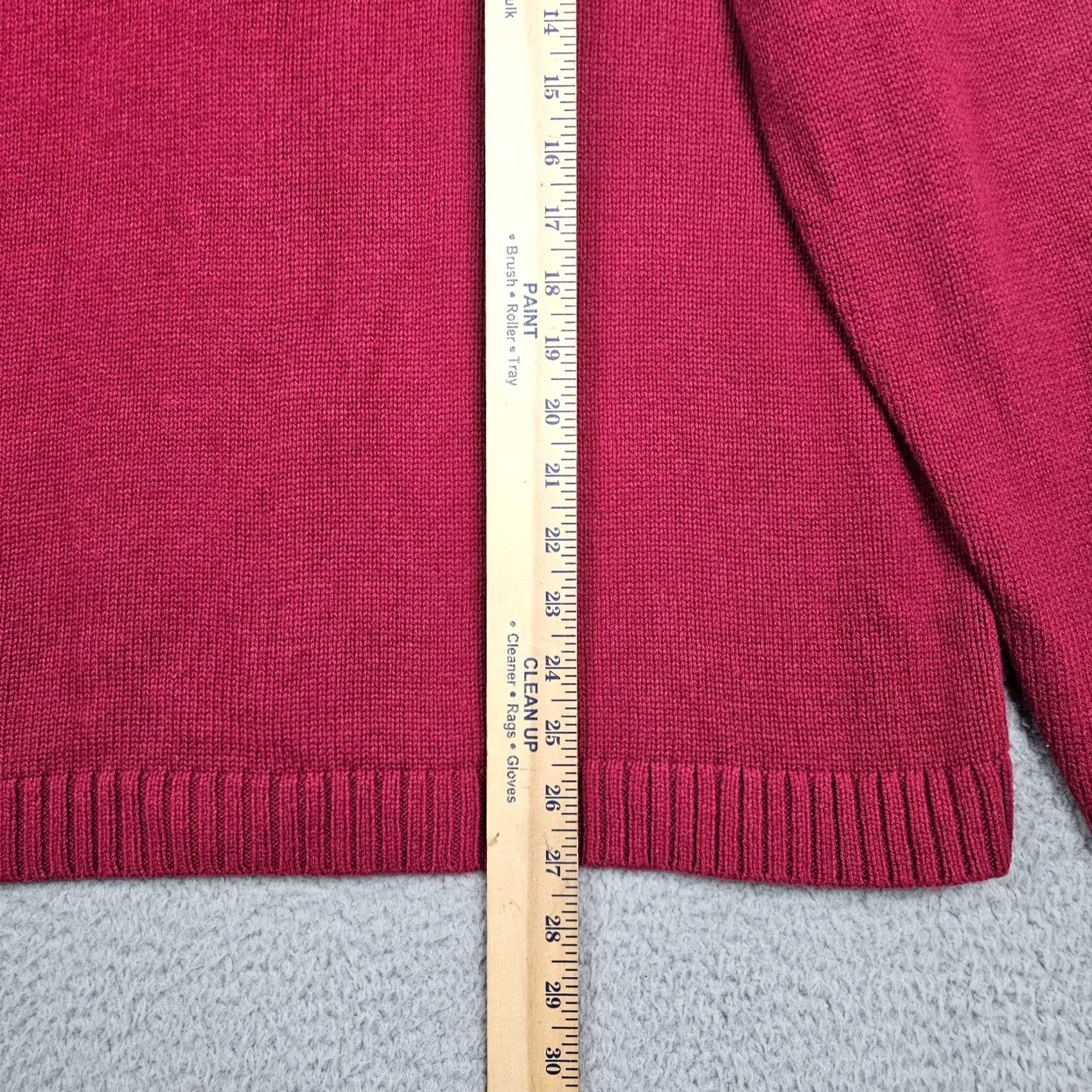 J. Jill J.JILL Red Cardigan Sweater XL Women Long Sleeve Button Up Knit Top Adults XS? Size XL / US 12-14 / IT 48-50 - 5 Thumbnail