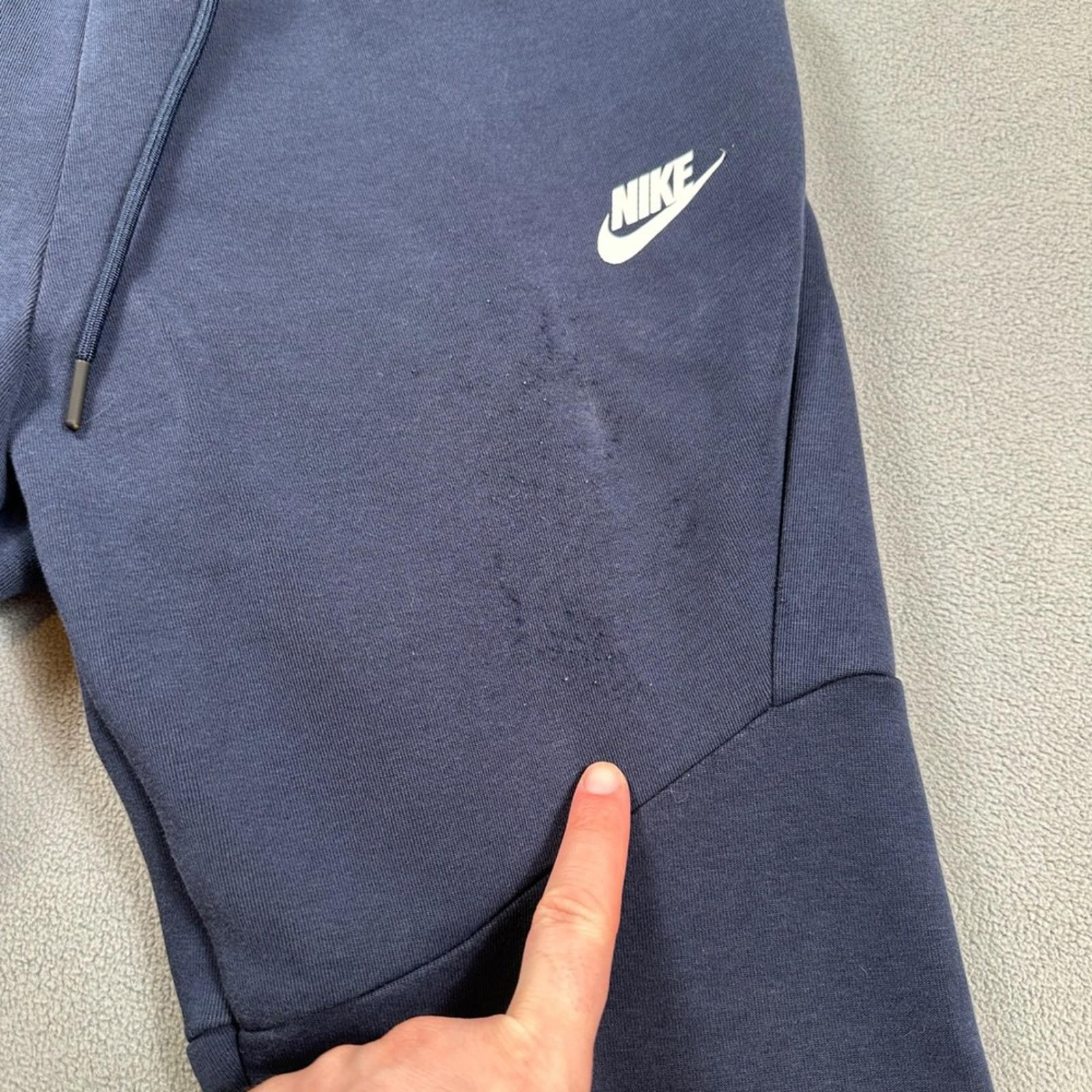 Nike Nike Tech Fleece Jogger Pants Mens Medium Navy Blue Taper Size US 32 / EU 48 - 9 Thumbnail