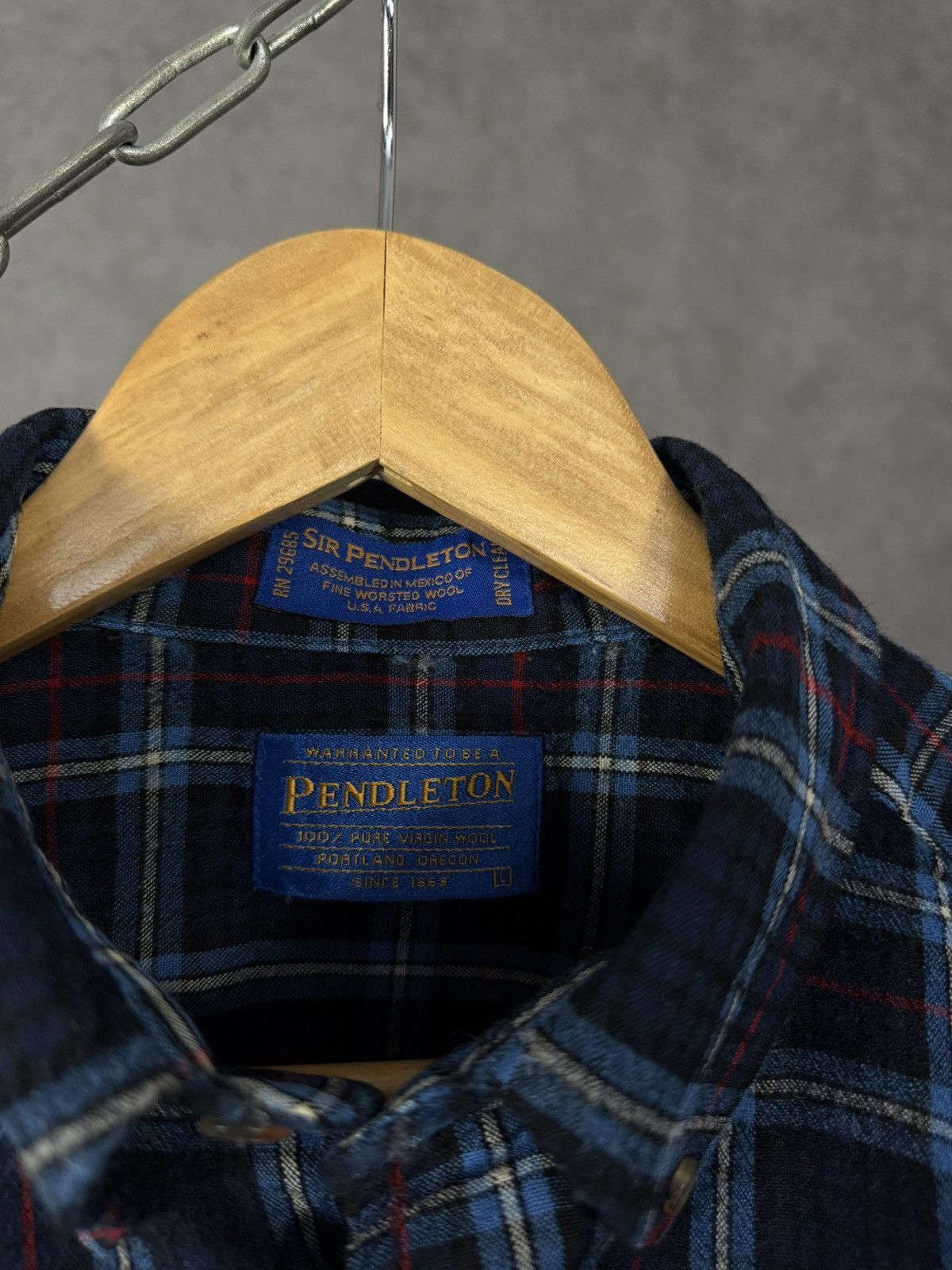 Flannel × Pendleton Pendleton flannel made in USA wool shirt Size US L / EU 52-54 / 3 - 3 Thumbnail