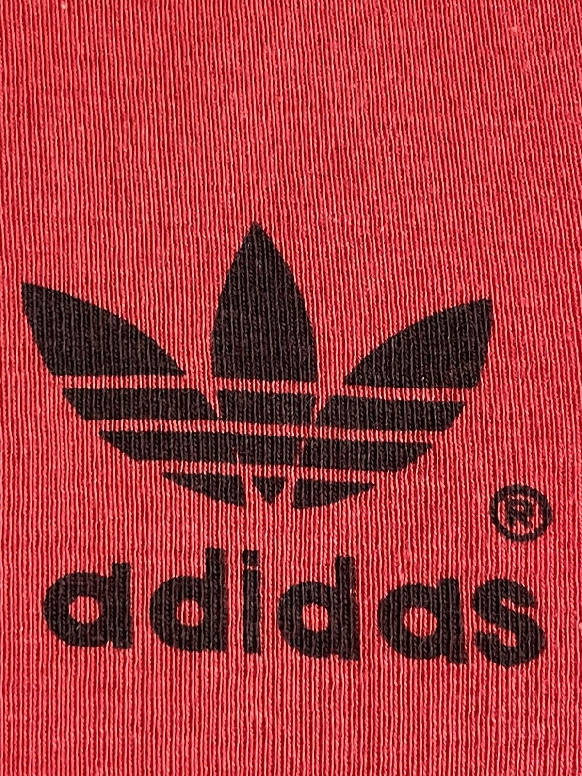 Adidas Vintage 80’s Adidas T-Shirt Red Made In Israel Size US XS / EU 42 / 0 - 4 Thumbnail